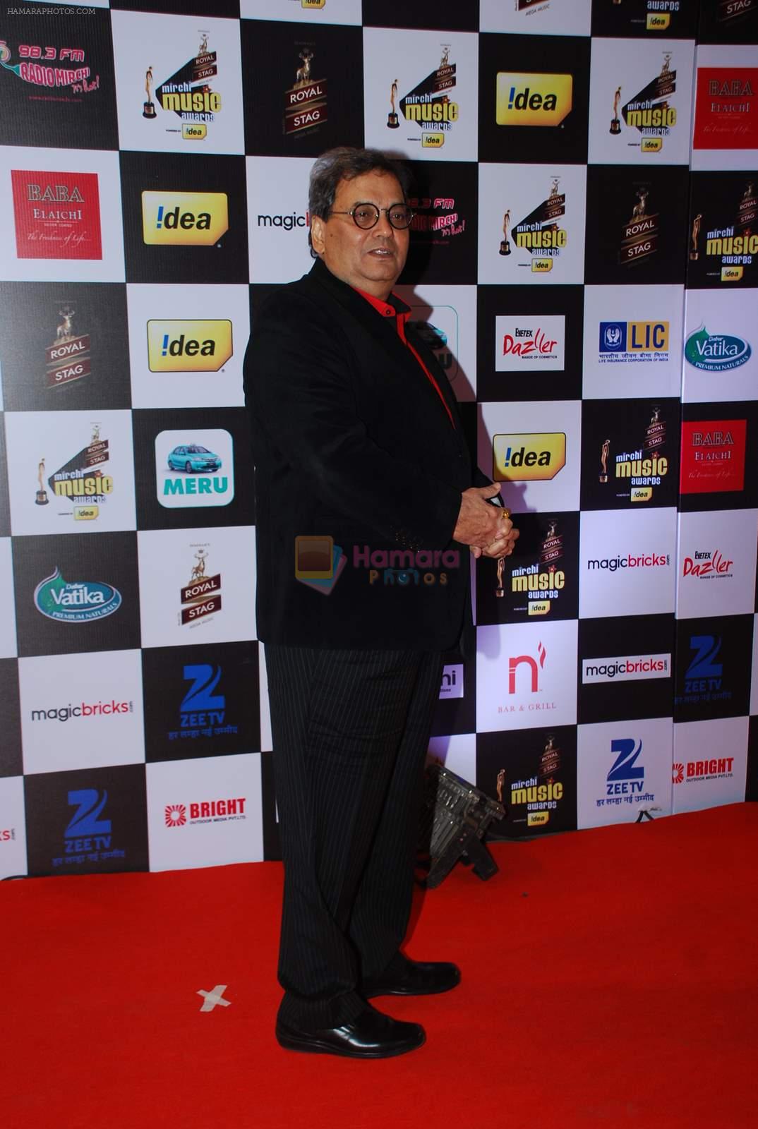 Subhash Ghai at 7th Mirchi Music Awards in Mumbai on 26th Feb 2015