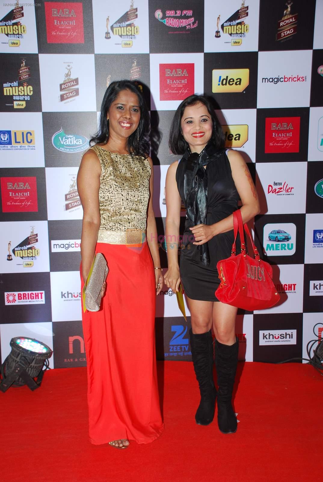 Mahalaxmi Iyer at 7th Mirchi Music Awards in Mumbai on 26th Feb 2015