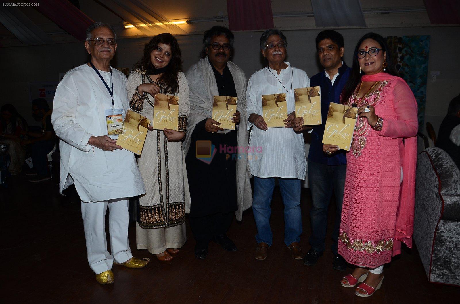 Gulzar, Hariharan, Jaspinder Narula at the launch of script writer Javed Siddiqui's book Gulzar Pluto in Mumbai on 1st Feb 2015