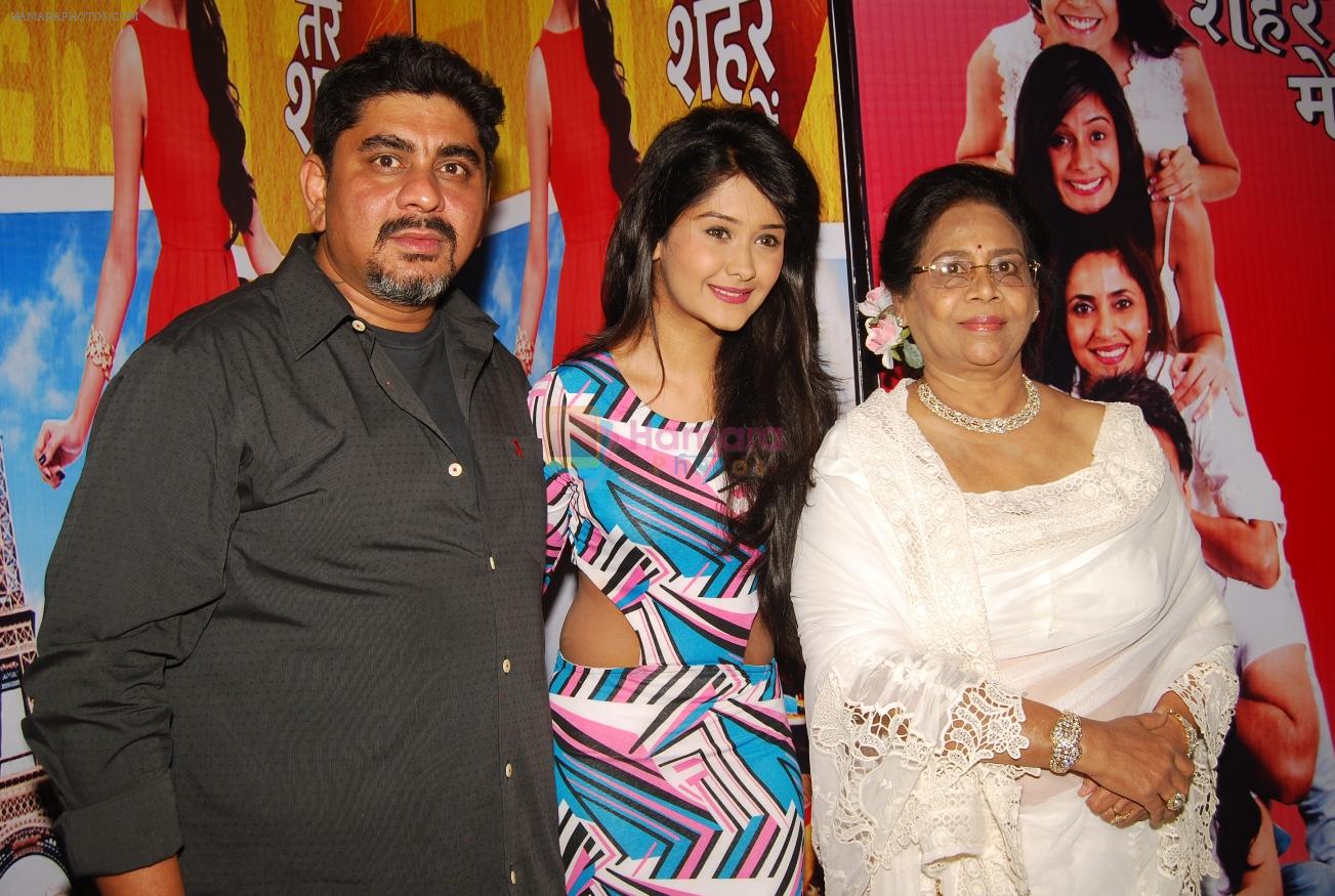 Rajan Shahi, Kaanchi and Rajan Shahi's mother at the launch of Tere Shehar Mai in Mumbai on 2nd March 2015