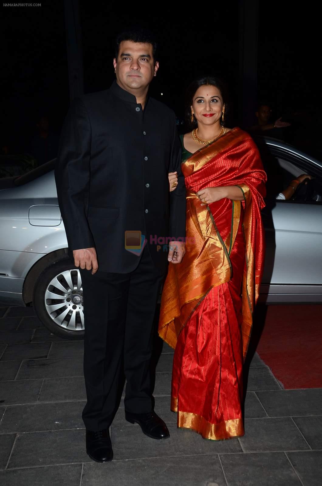 Vidya Balan at Tulsi Kumar's wedding reception in Sahara Star, Mumbai on 2nd March 2015