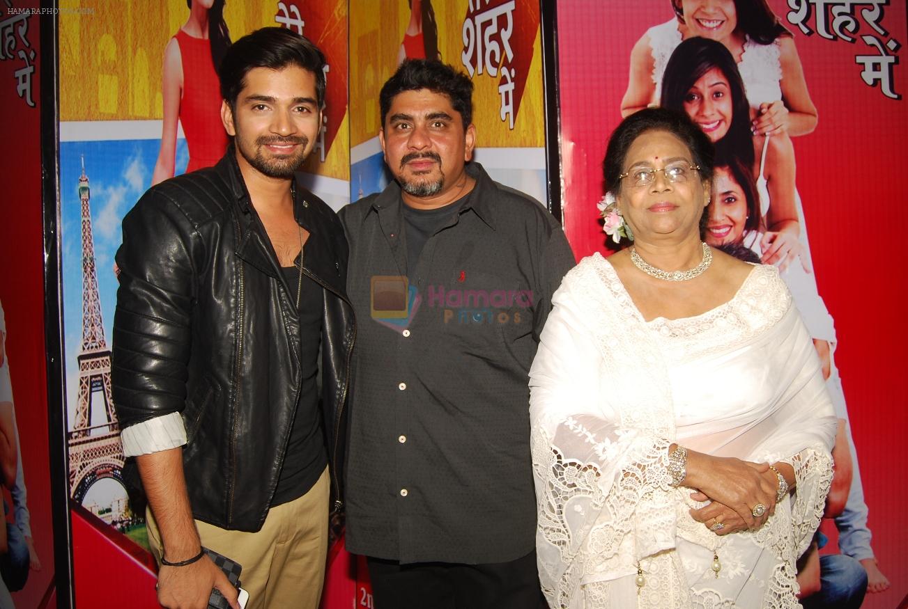 Vishal Singh , Rajan Shahi and his mother at the launch of Tere Shehar Mai in Mumbai on 2nd March 2015