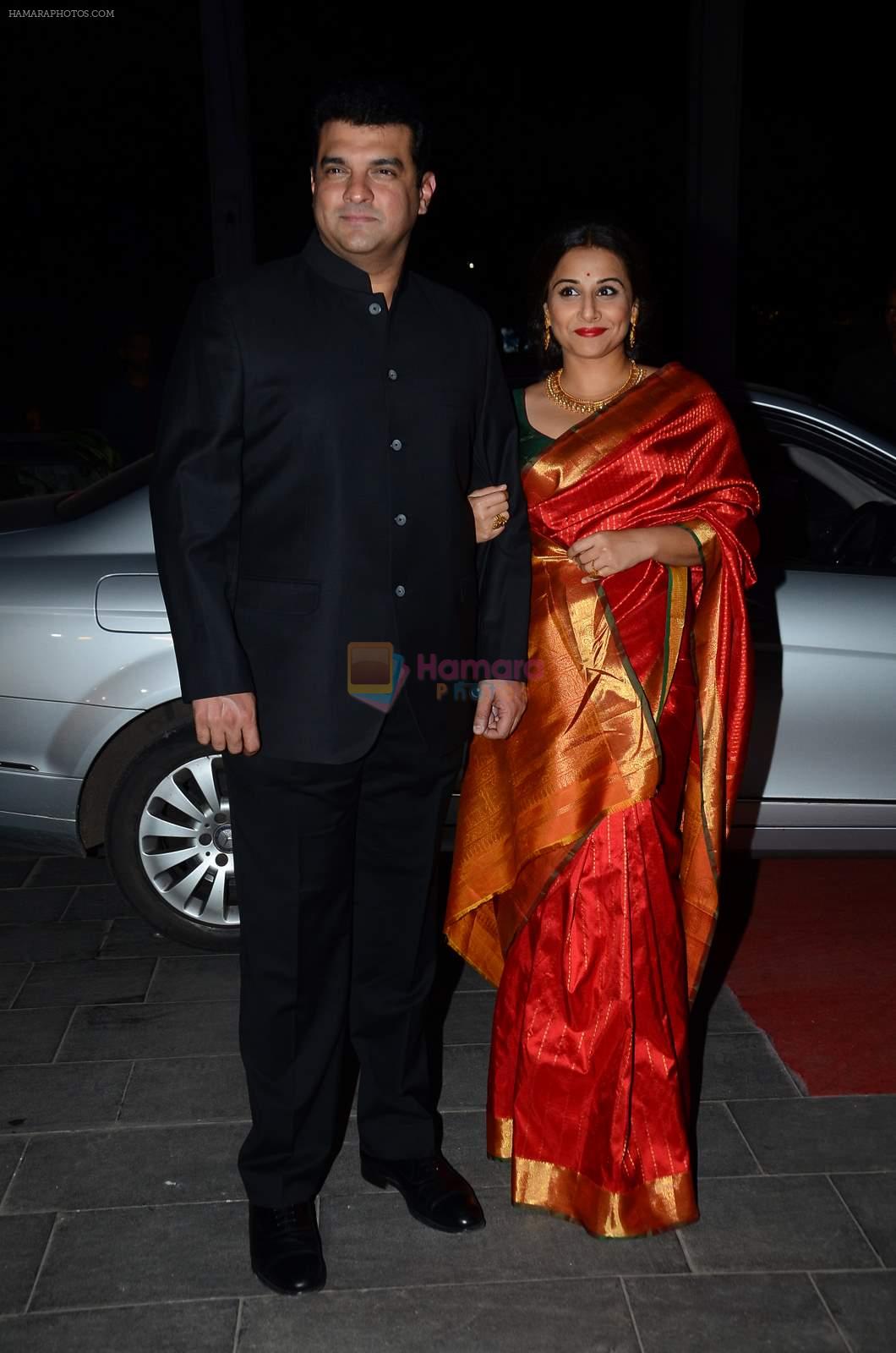 Vidya Balan at Tulsi Kumar's wedding reception in Sahara Star, Mumbai on 2nd March 2015