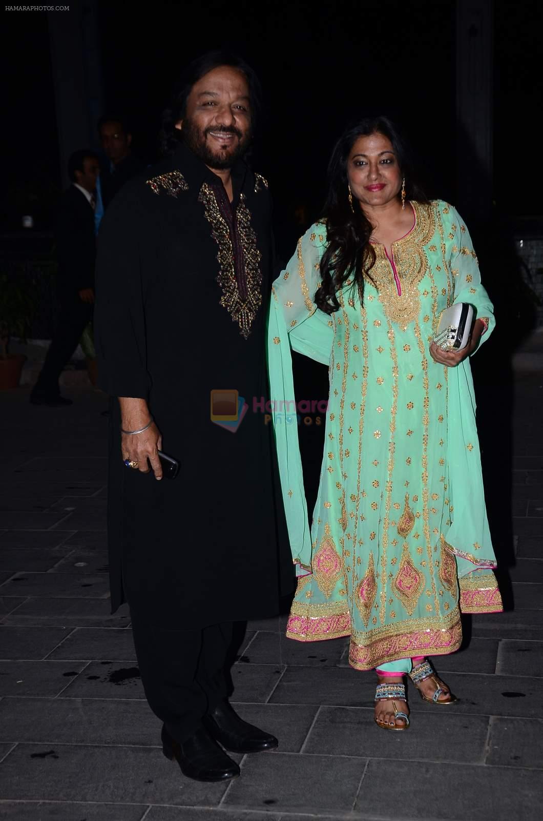 Roop Kumar Rathod, Sonali Rathod at Tulsi Kumar's wedding reception in Sahara Star, Mumbai on 2nd March 2015