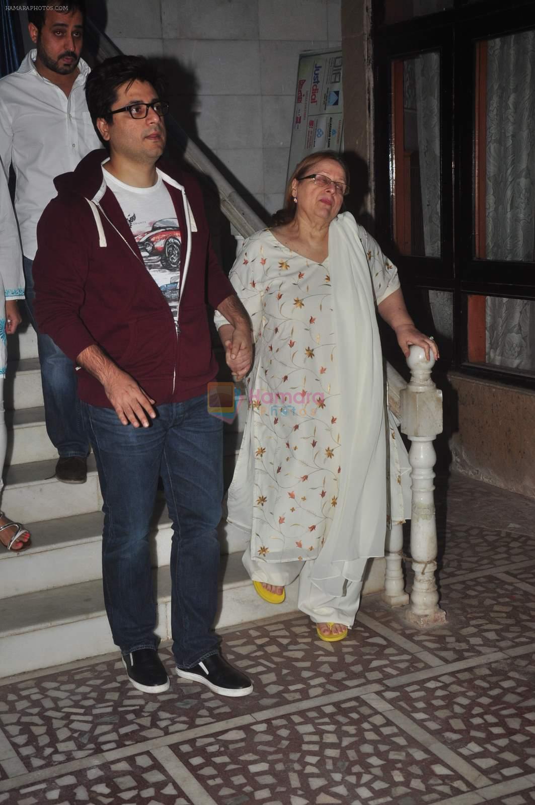 at Late Prakash Mehra's son Amit's prayer meet in Isckon on 3rd March 2015