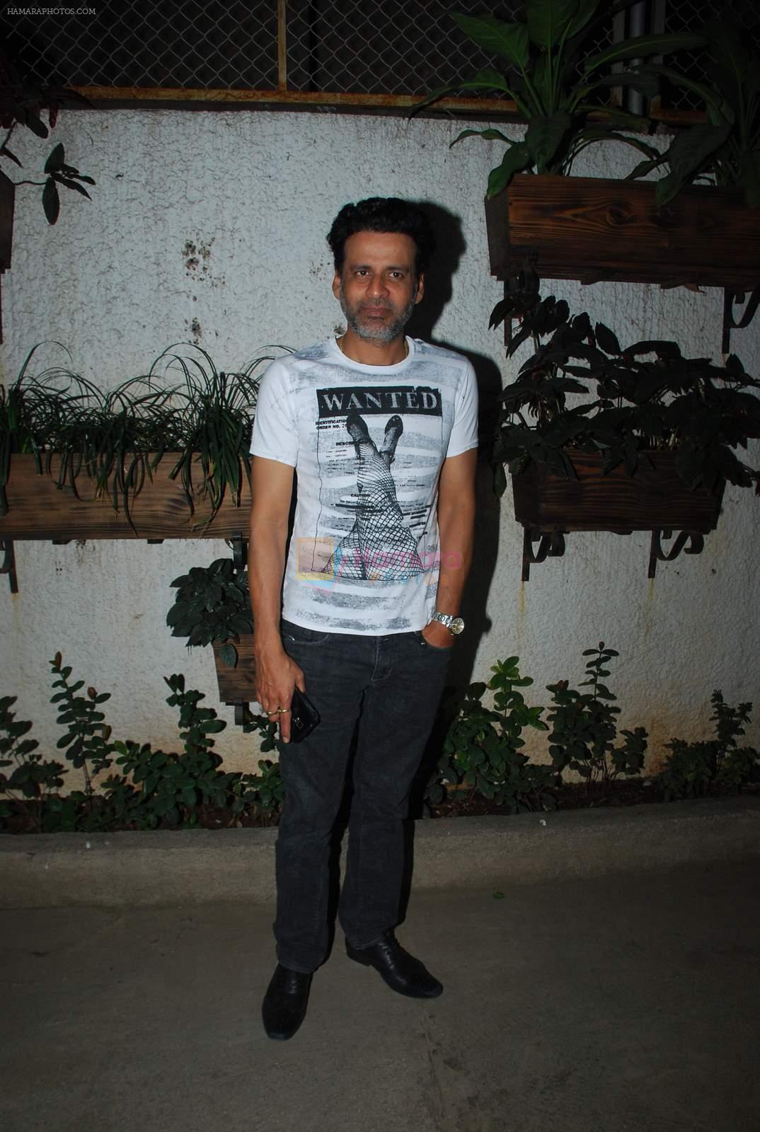 Manoj Bajpai at Badmashiyan screening in Sunny Super Sound on 3rd March 2015