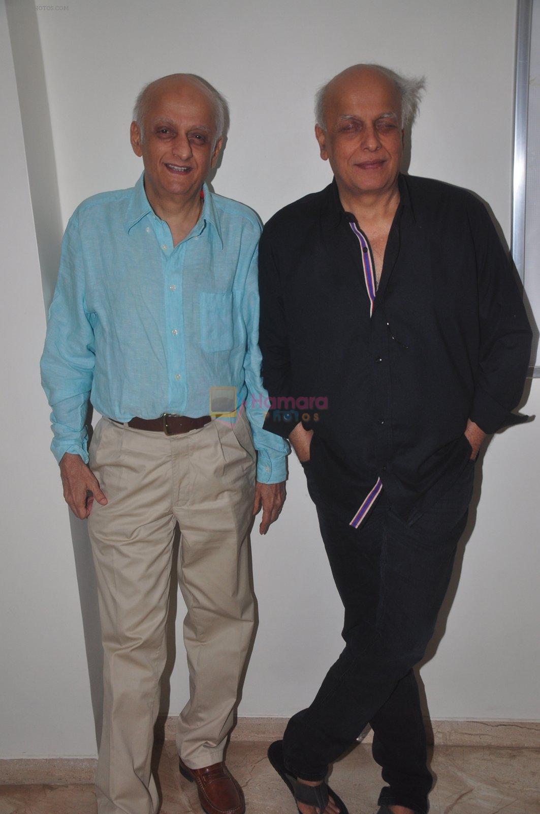 Mukesh Bhatt, Mahesh Bhatt at Mr. X first look launch in Mumbai on 4th March 2015