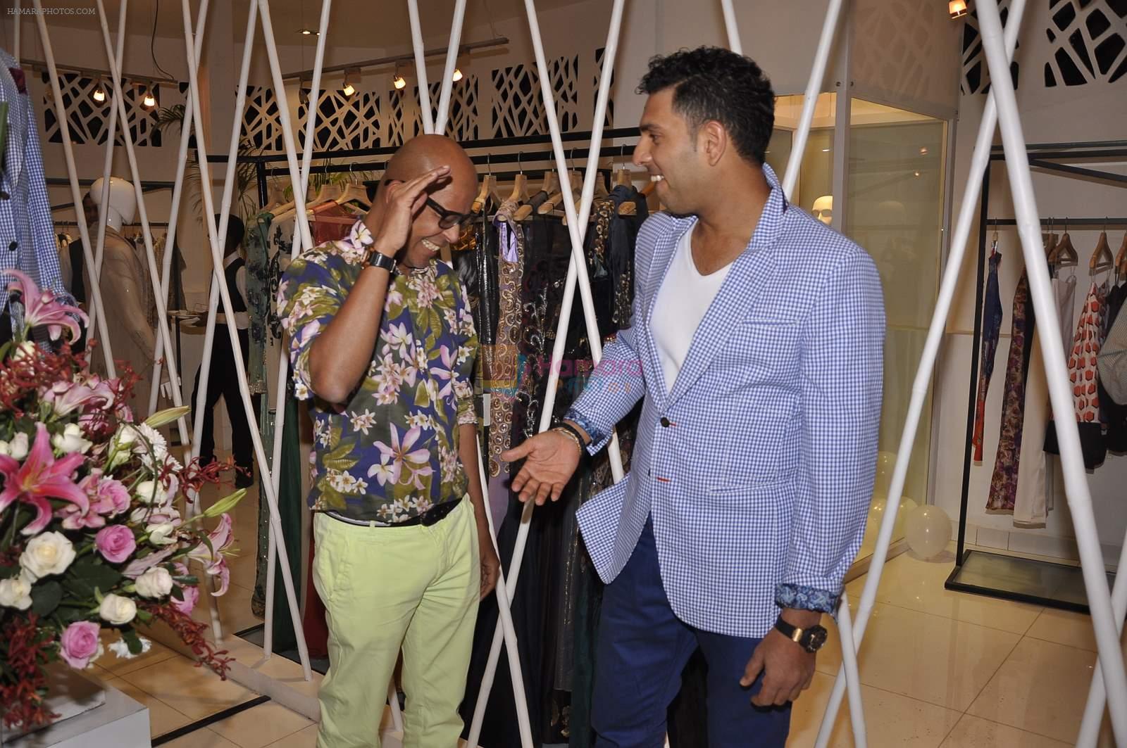 Yuvraj Singh at Narendra Kumar Ahmed store launch in Khar, Mumbai on 4th March 2015