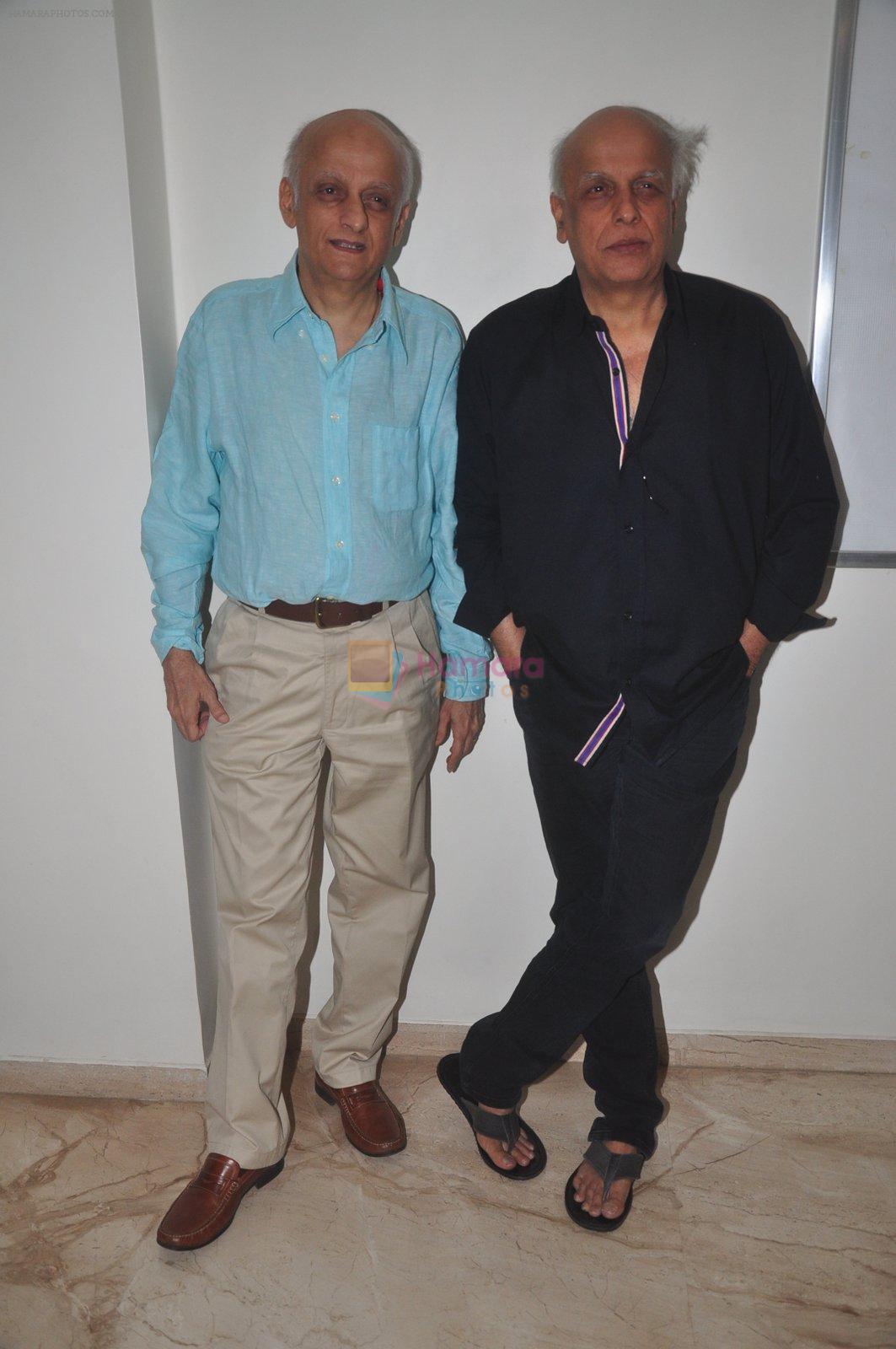 Mukesh Bhatt, Mahesh Bhatt at Mr. X first look launch in Mumbai on 4th March 2015