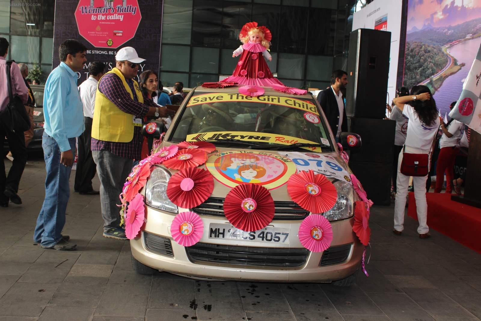 at Women's car rally in Sahara Star on 7th March 2015