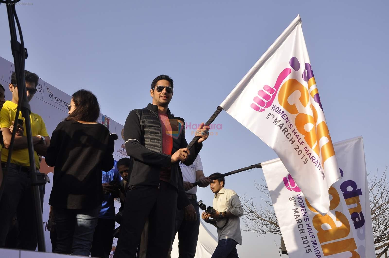 Sidharth Malhotra at DNA RACE in MMRDA Bandra on 8th March 2015