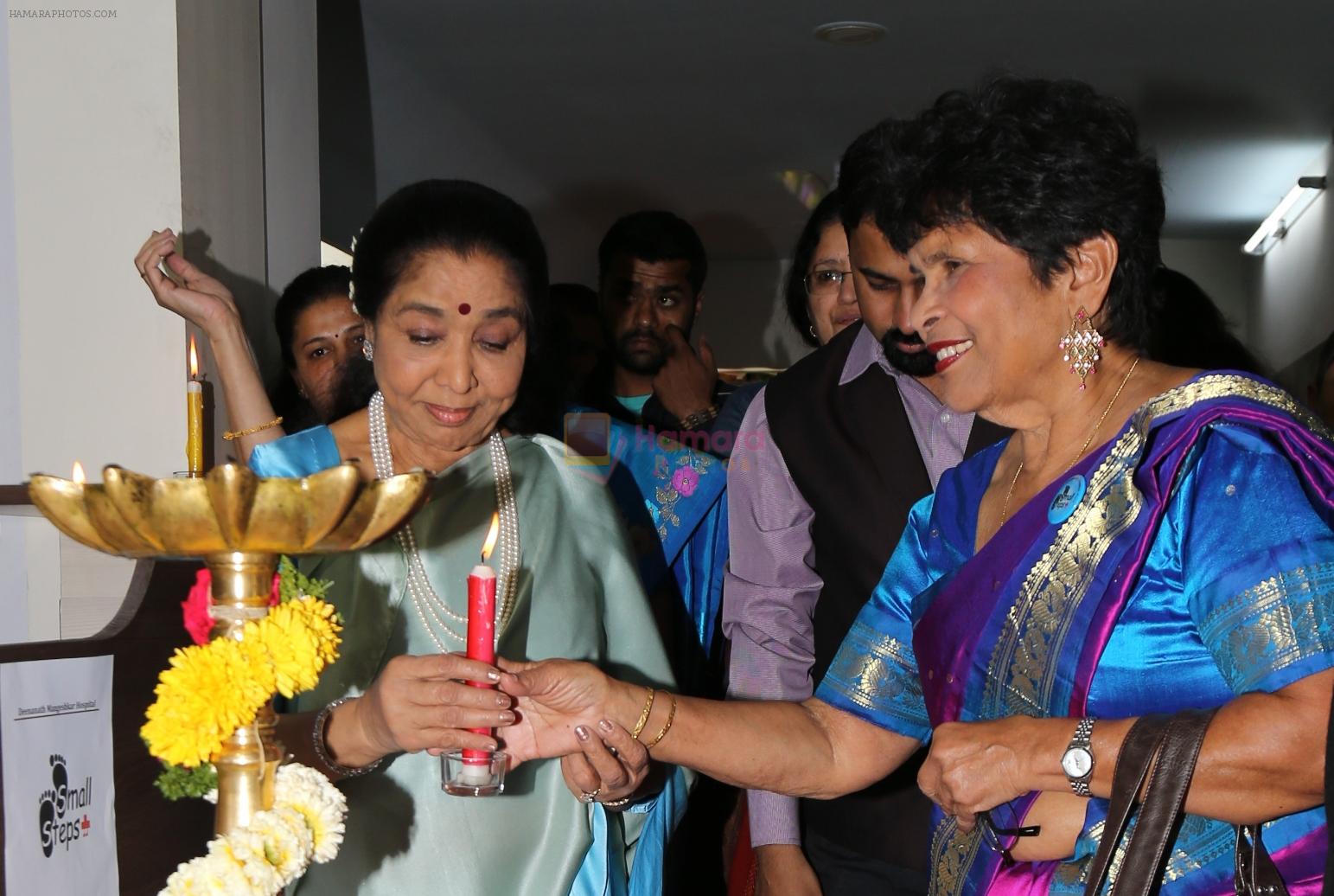 Asha Bhosle inaugurates Small Steps Morris Autism and Child Development Centre at Deenanath Mangeshkar Hospital. Seen in the pic with her is Dr.Anjali Morris