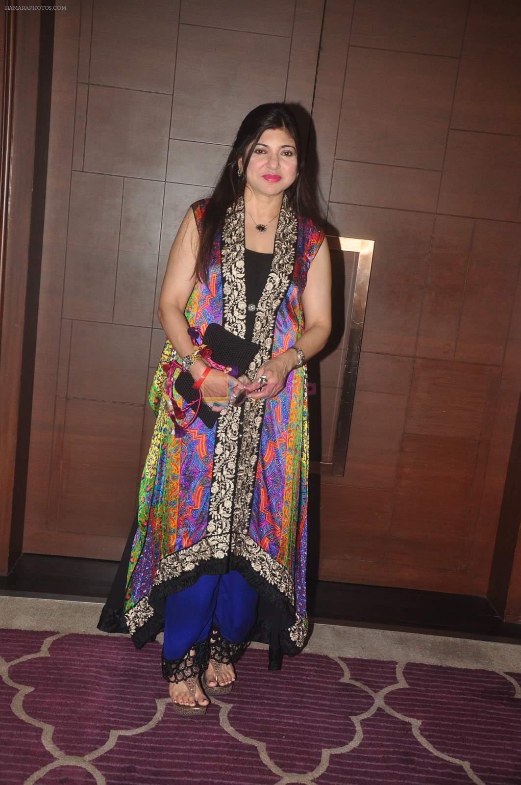 Alka Yagnik at Beti bash in J W Marriott, Mumbai on 8th March 2015