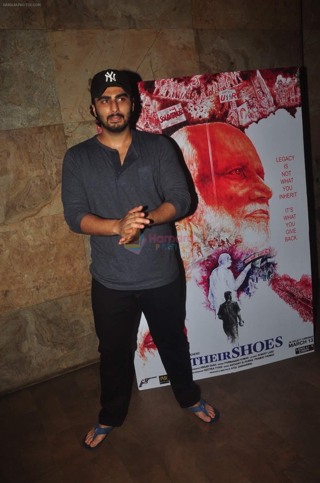 Arjun Kapoor at In Their shoes screening in Lightbox, Mumbai on 10th March 2015