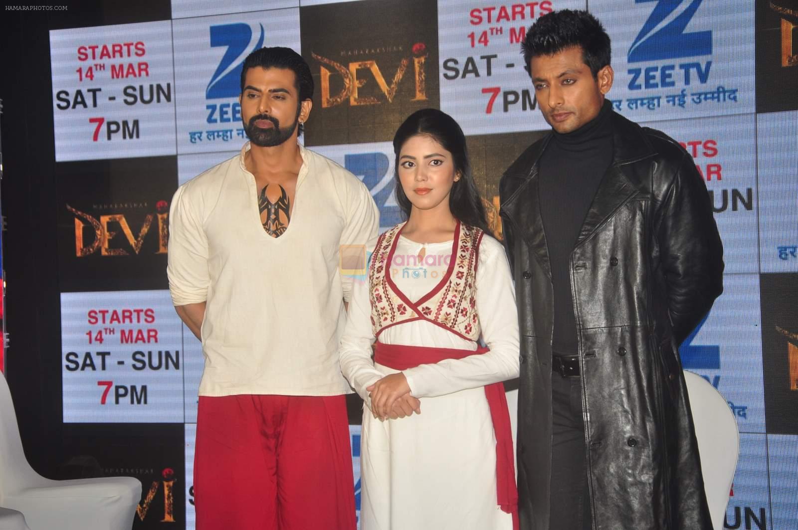Indraneil Sengupta at ZEE launches Devi serial in Mumbai on 10th March 2015