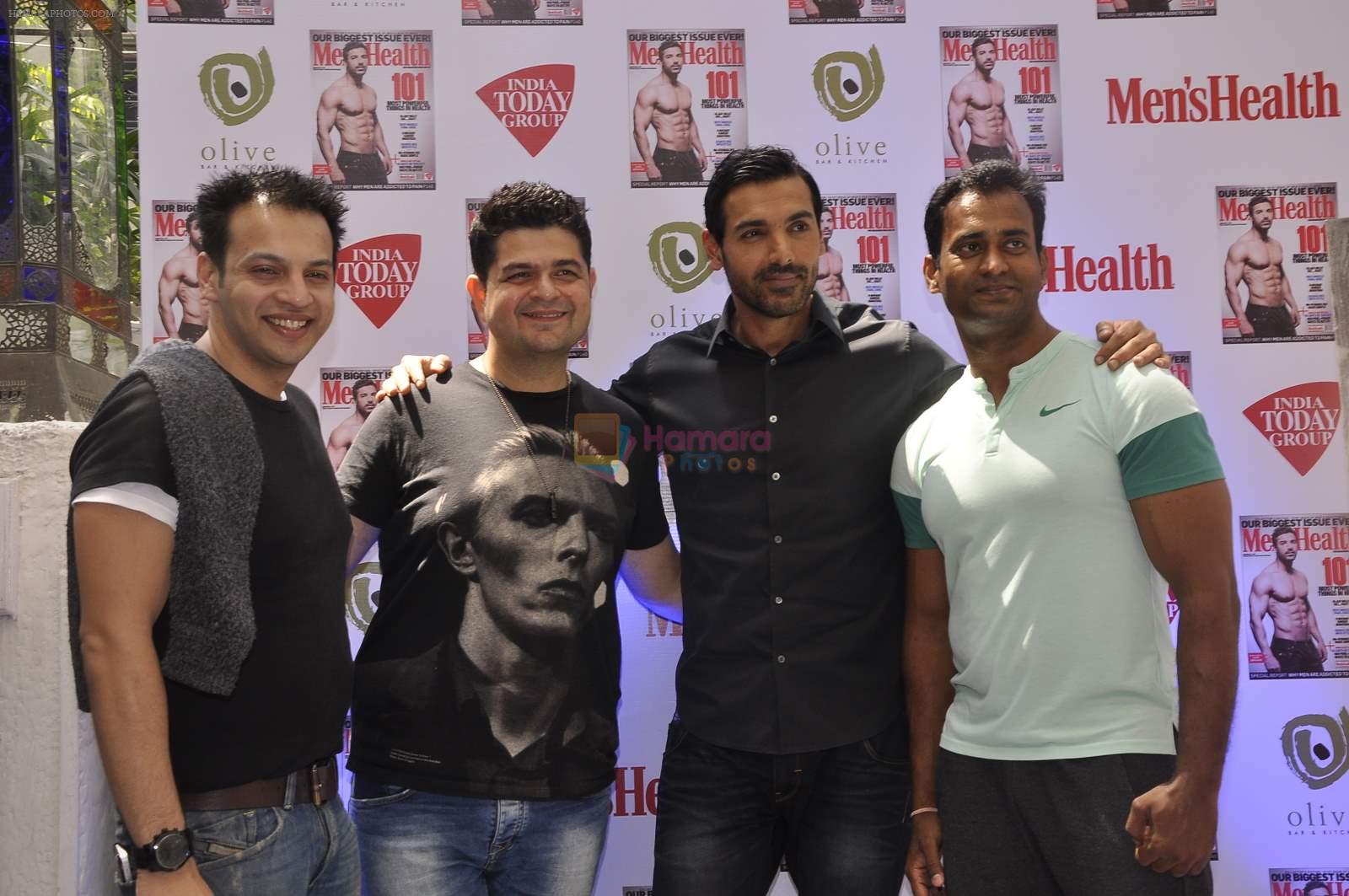 John Abraham launches Men's Health March cover in Olive on 11th March 2015