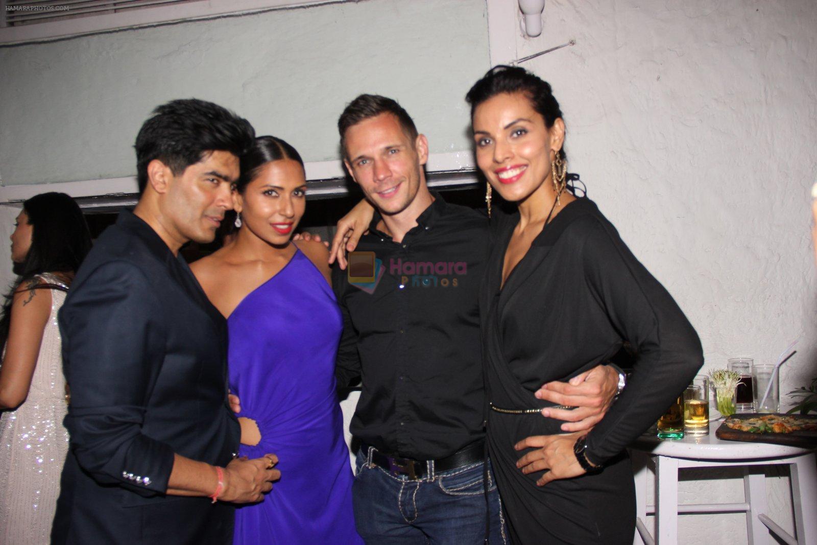 Manish malhotra, Deepti Gujral at Candice Pinto's Birthday Bash in Olive on 11th March 2015