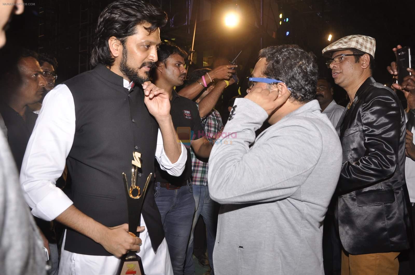 Riteish Deshmukh at Zee Marathi Gaurav Awards in BKC, Mumbai on 13th March 2015