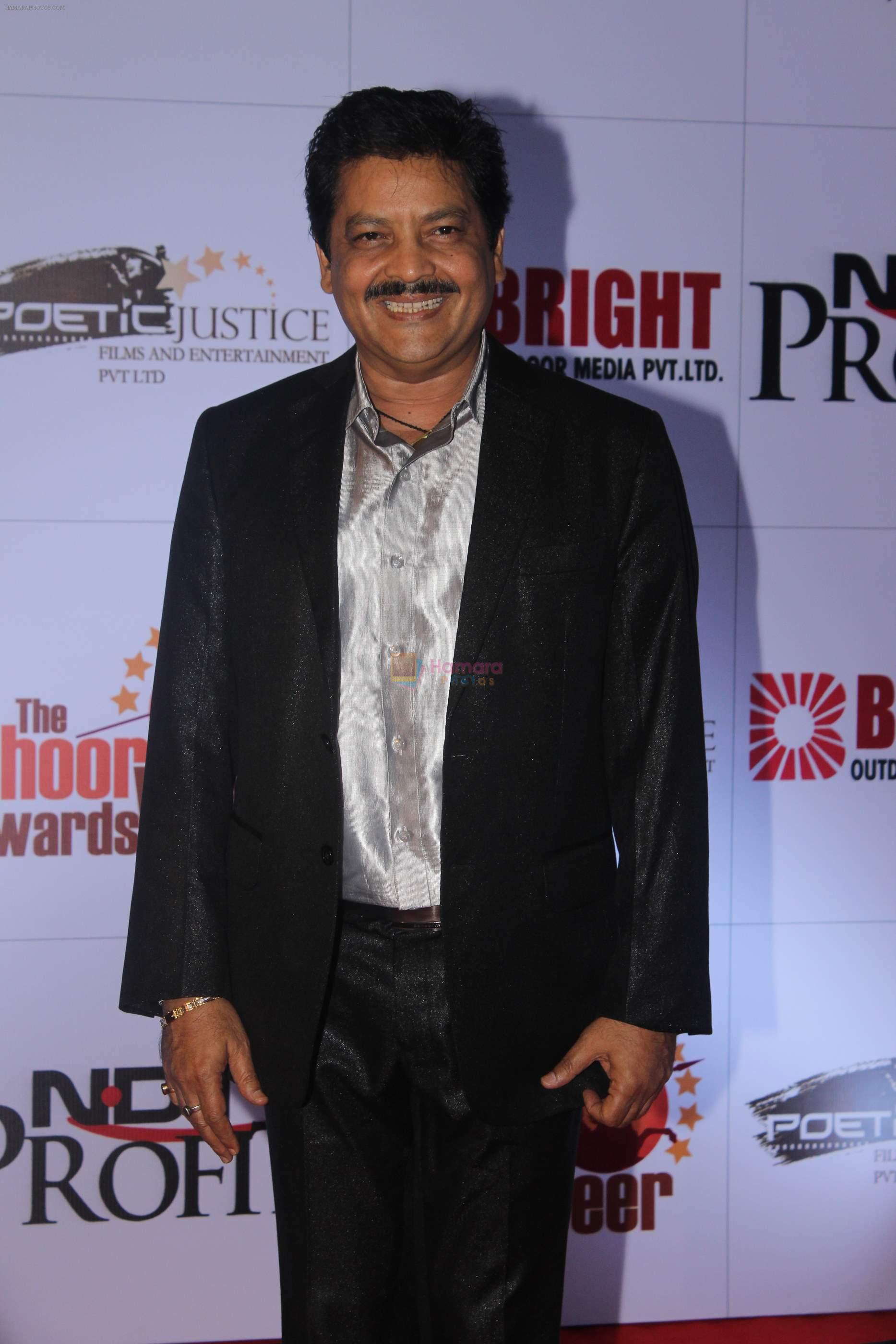 Udit Narayan at Shoorveer Awards in Mumbai on 14th March