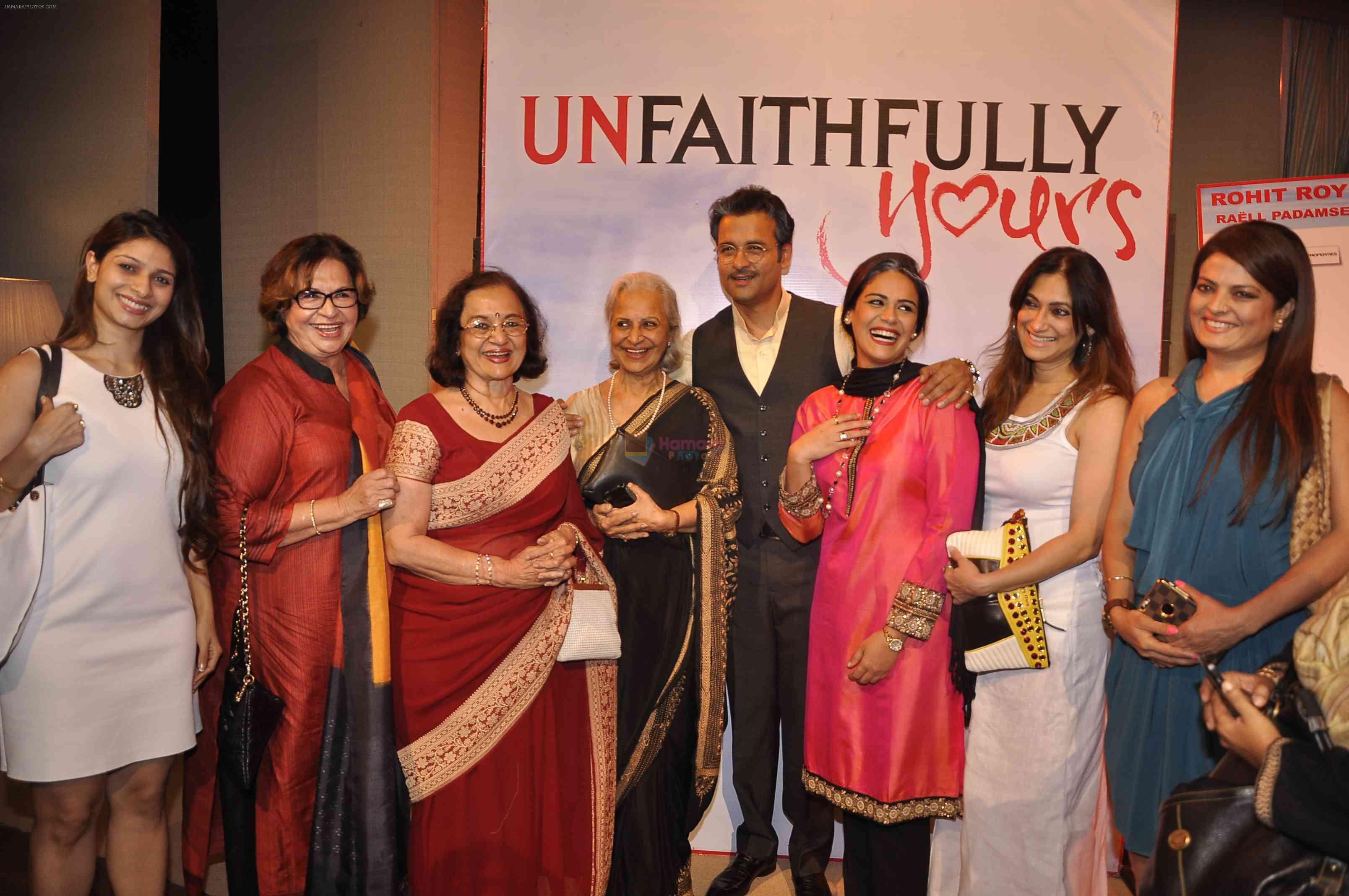 Helen, Asha Parekh, Waheeda Rehman, Rohit Roy, Mona Singh, Tanisha Mukherjee, Sheeba, Lucky Morani at Unfaithfully Yours screening in St Andrews on 15th March 2015