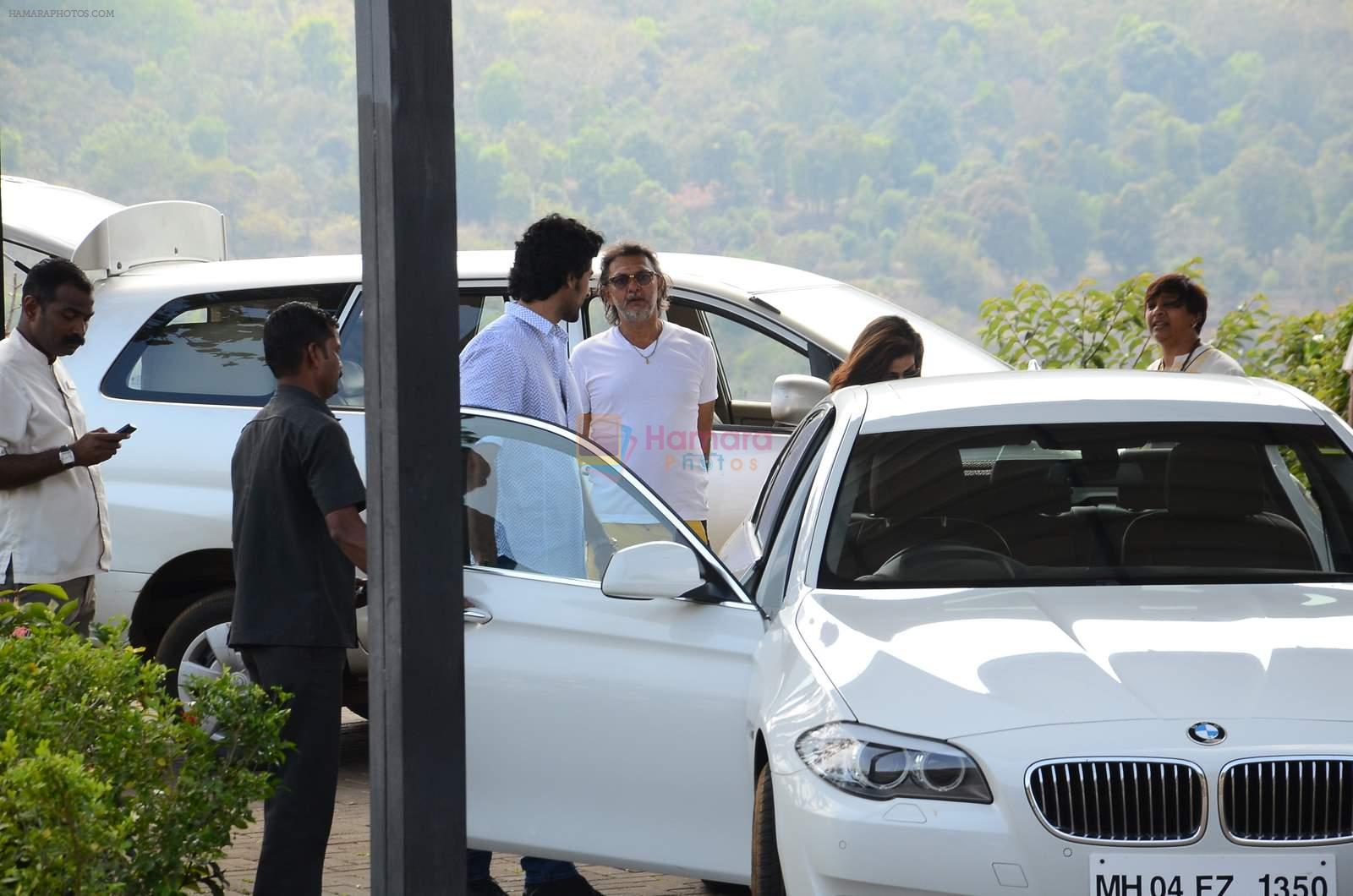 at Aamir Khan's 50th birthday celebration in Lonavala on 15th March 2015