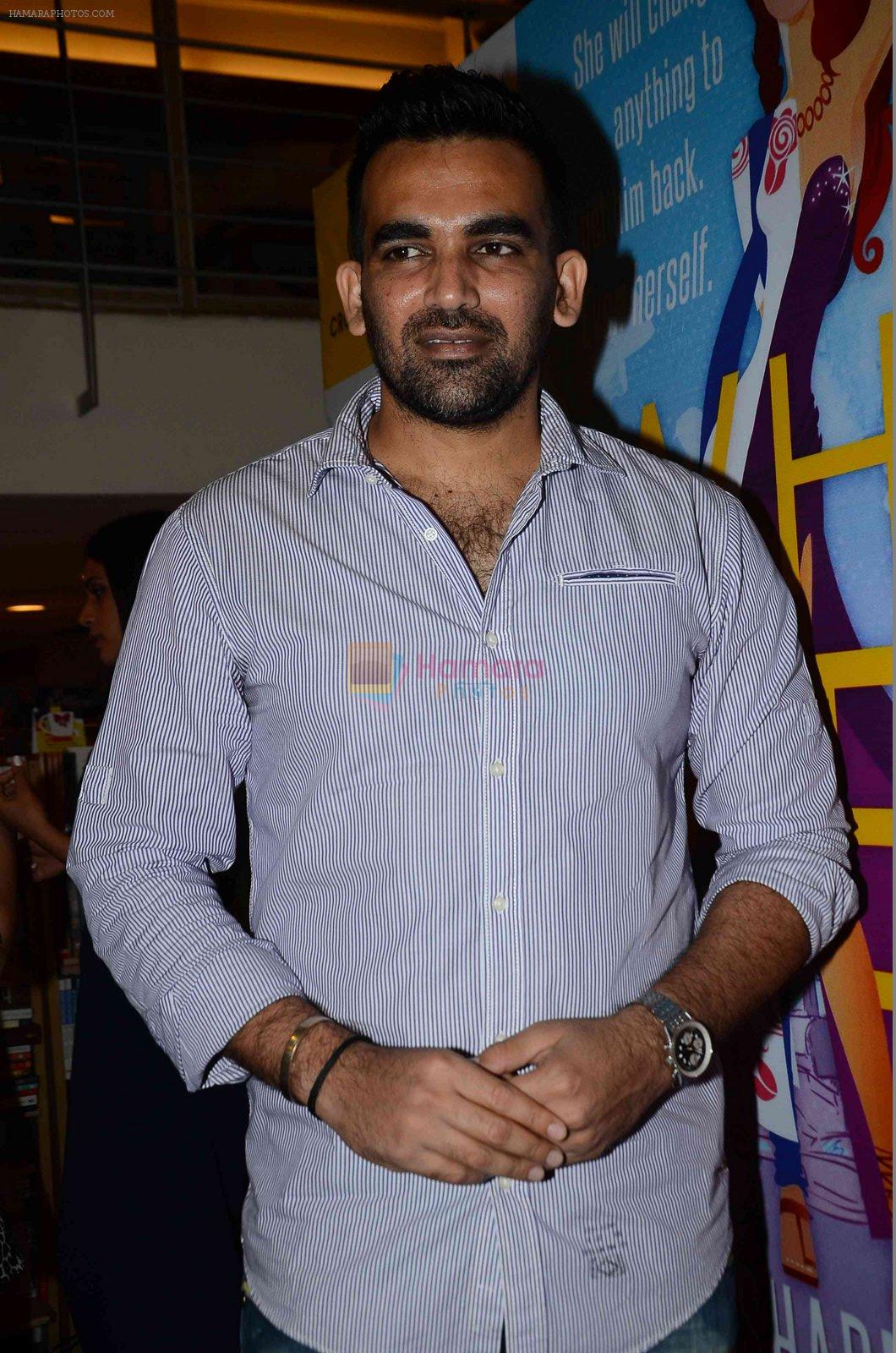 Zaheer Khan at the launch of Tina Sharma's Who ME book in Mumbai on 16th March 2015