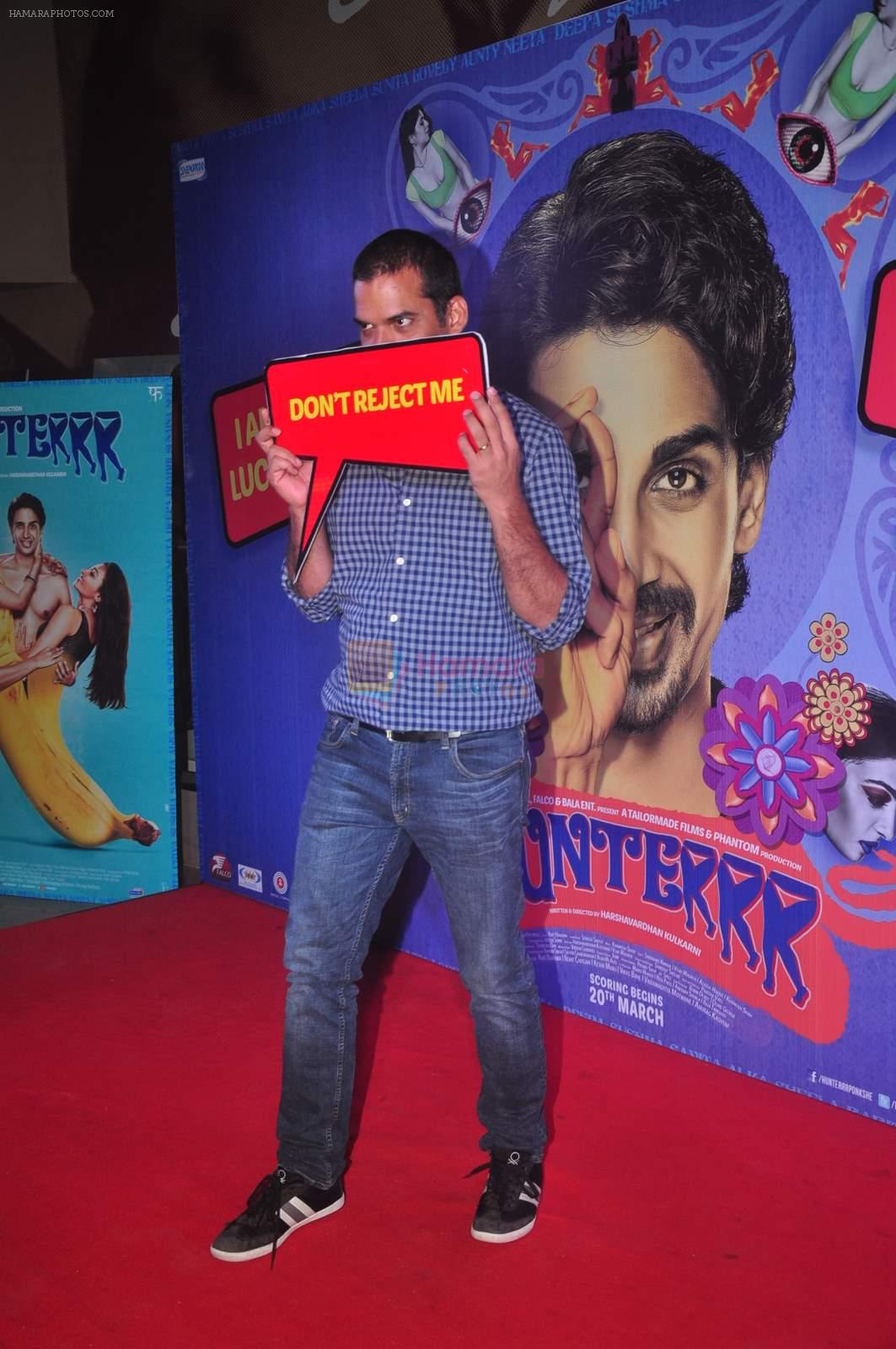 Vikramaditya Motwane at Hunterrr film premiere in Cinemax, Mumbai on 17th March 2015