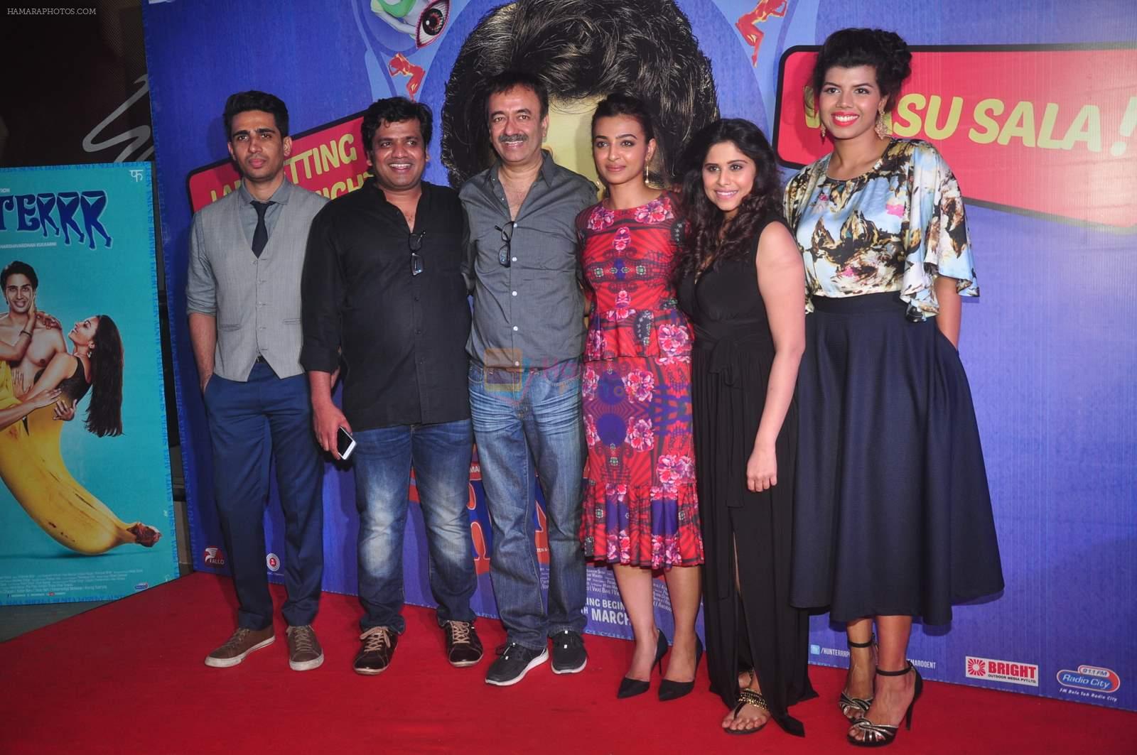 Rajkumar Hirani at Hunterrr film premiere in Cinemax, Mumbai on 17th March 2015