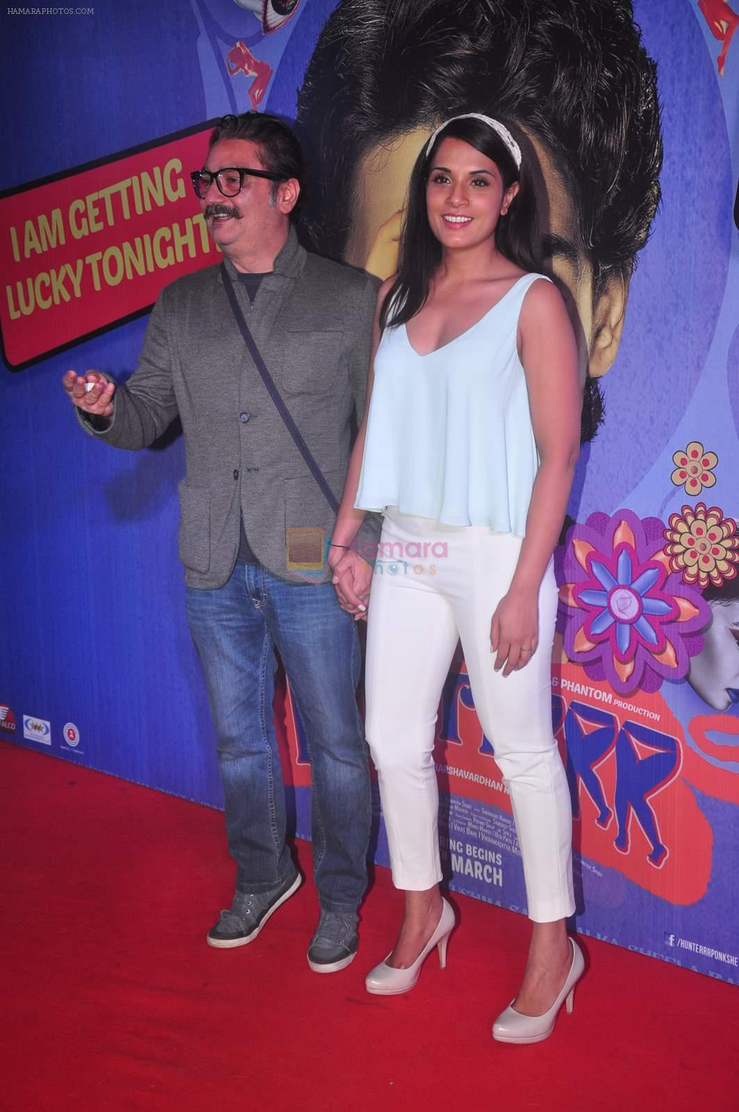 Richa Chadda, Vinay Pathak at Hunterrr film premiere in Cinemax, Mumbai on 17th March 2015