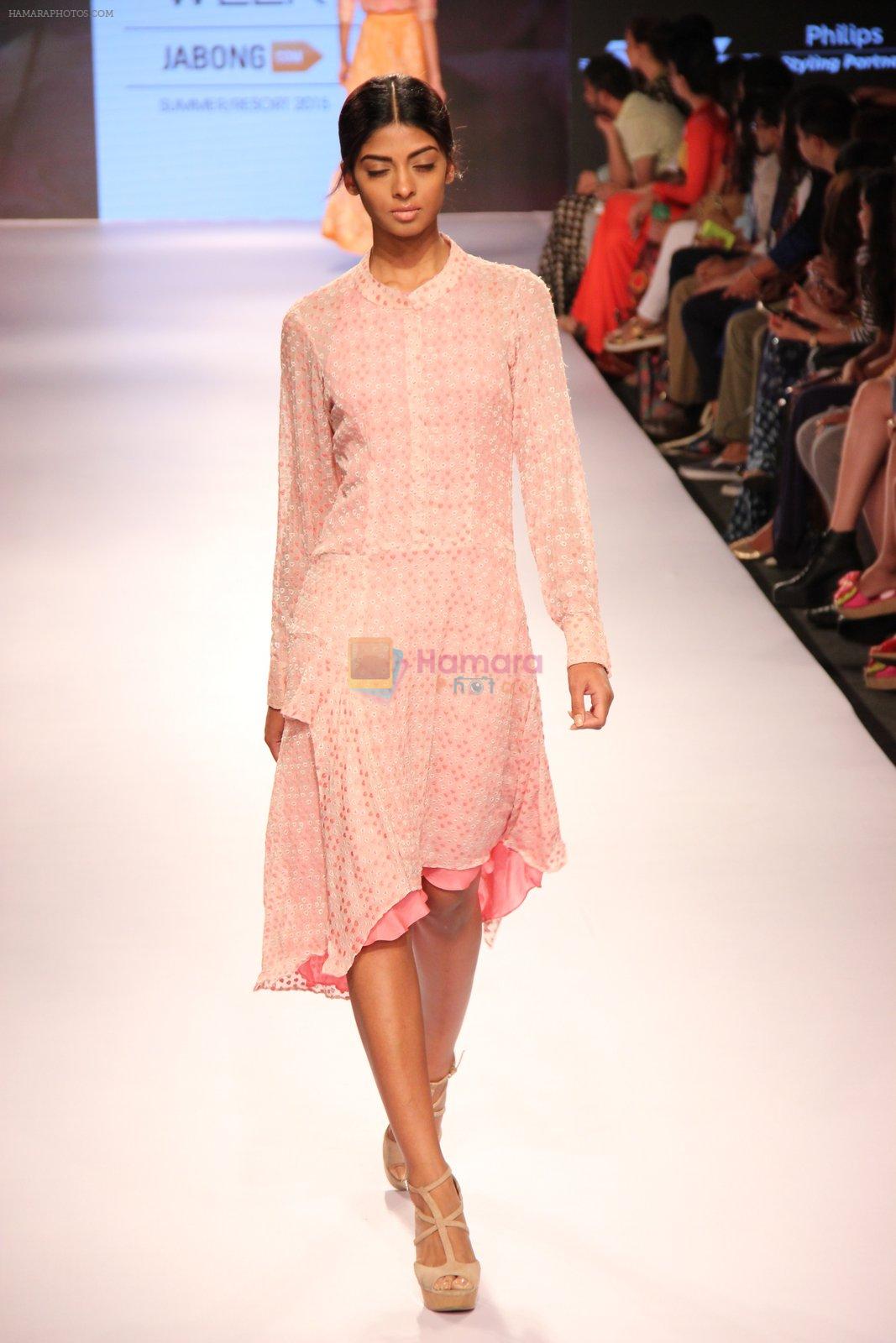 Model walks the ramp for Verb by Pallavi Singhee at Lakme Fashion Week 2015 Day 1 on 18th March 2015