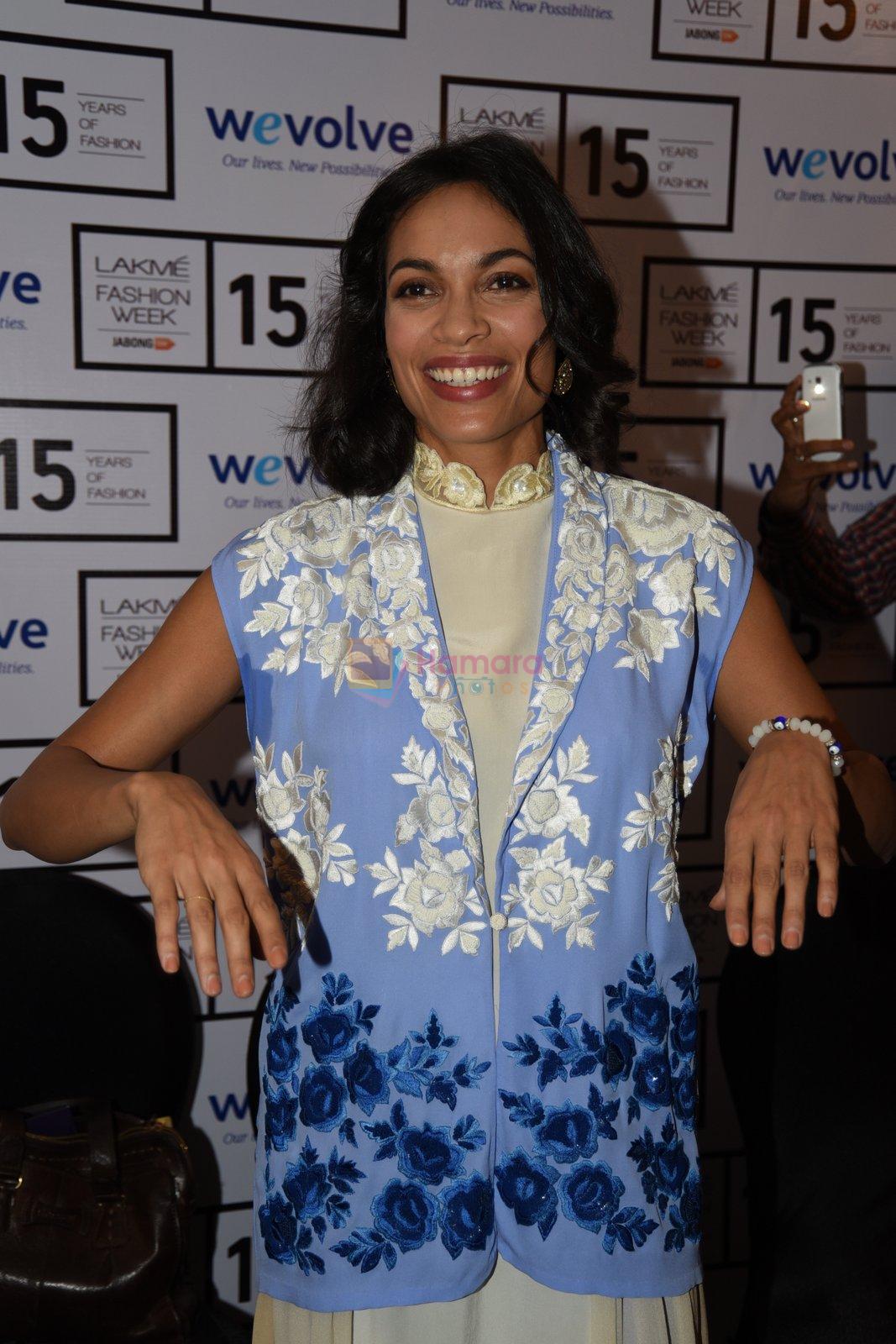 Rosario Dawson at Wevolve media meet in Mumbai on 18th March 2015
