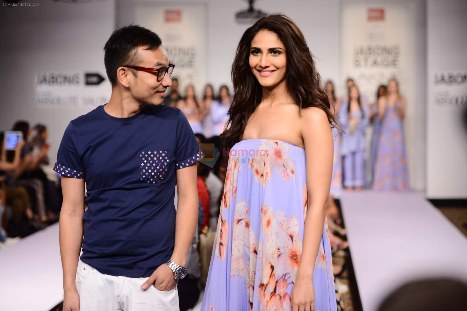 Vaani Kapoor walks the ramp for Sailex Show at Lakme Fashion Week 2015 Day 1 on 18th March 2015