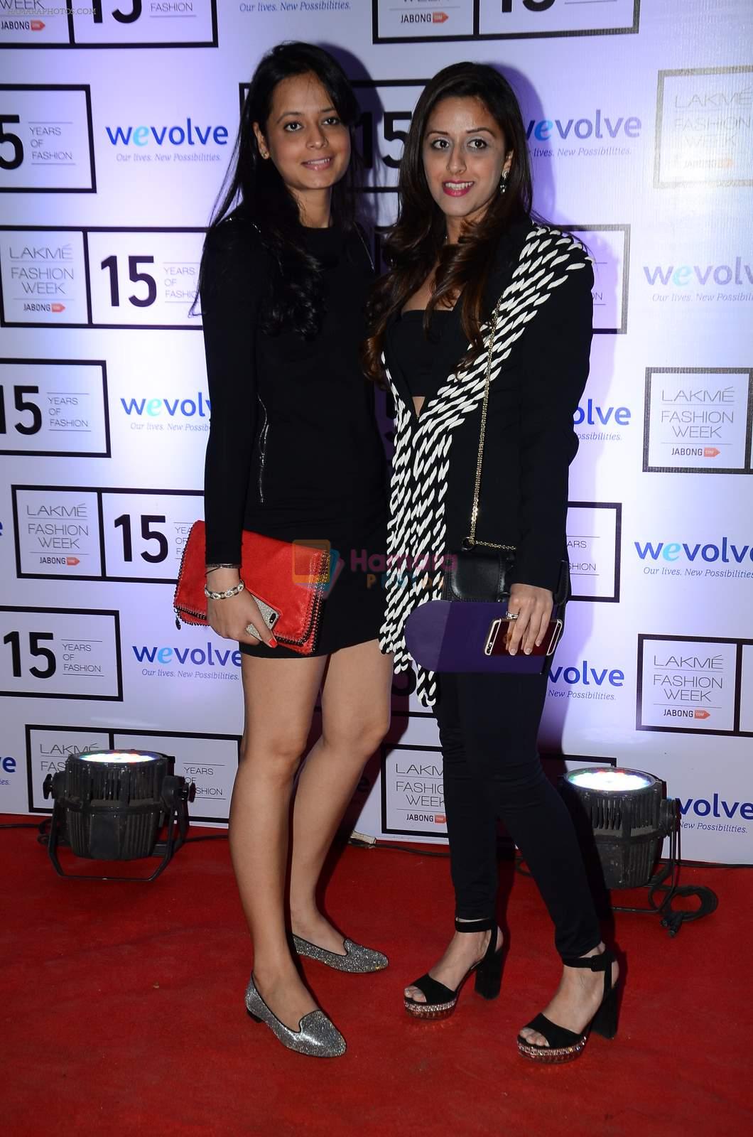 at Manish Malhotra Show at Lakme Fashion Week 2015 Day 1 on 18th March 2015