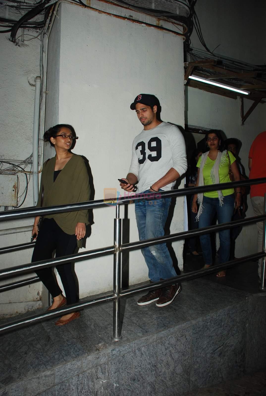 Sidharth Malhotra snapped at PVR on 18th March 2015