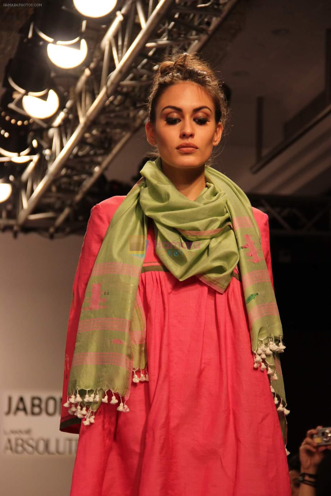 Model walk the ramp for Not Like You Jabong Show at Lakme Fashion Week 2015 Day 2 on 19th March 2015