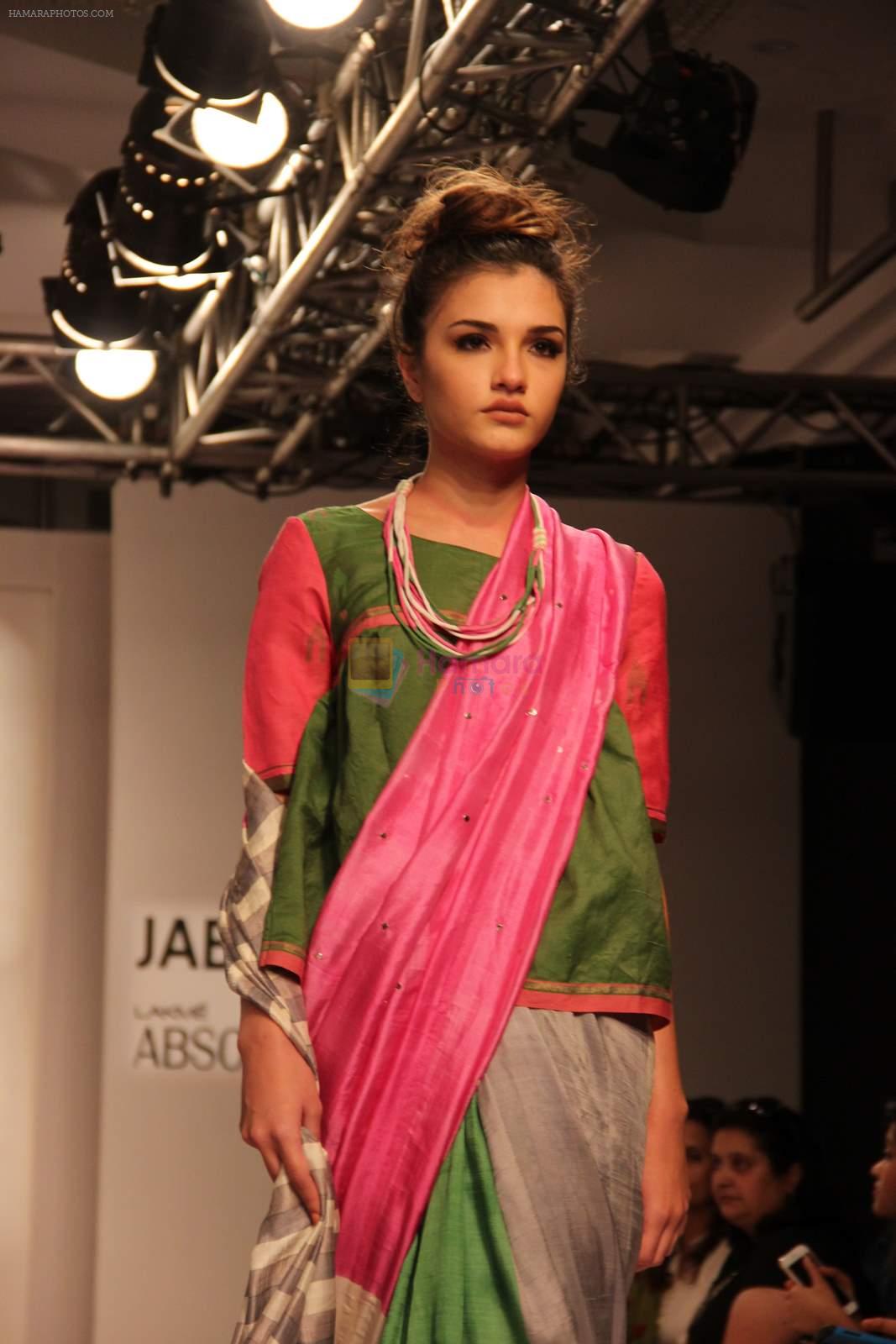 Model walk the ramp for Not Like You Jabong Show at Lakme Fashion Week 2015 Day 2 on 19th March 2015