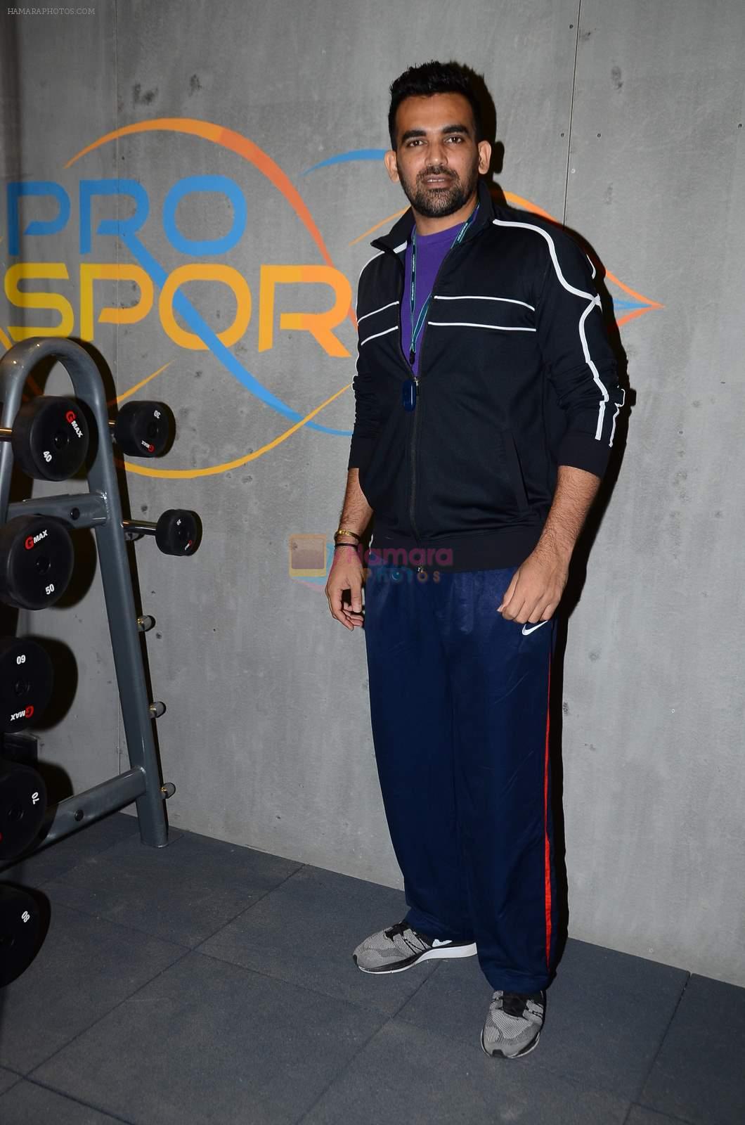 Zaheer Khan's ProSport fitness & sports clinic to promote holistic wellbeing and Sweatworking on 19th March 2015