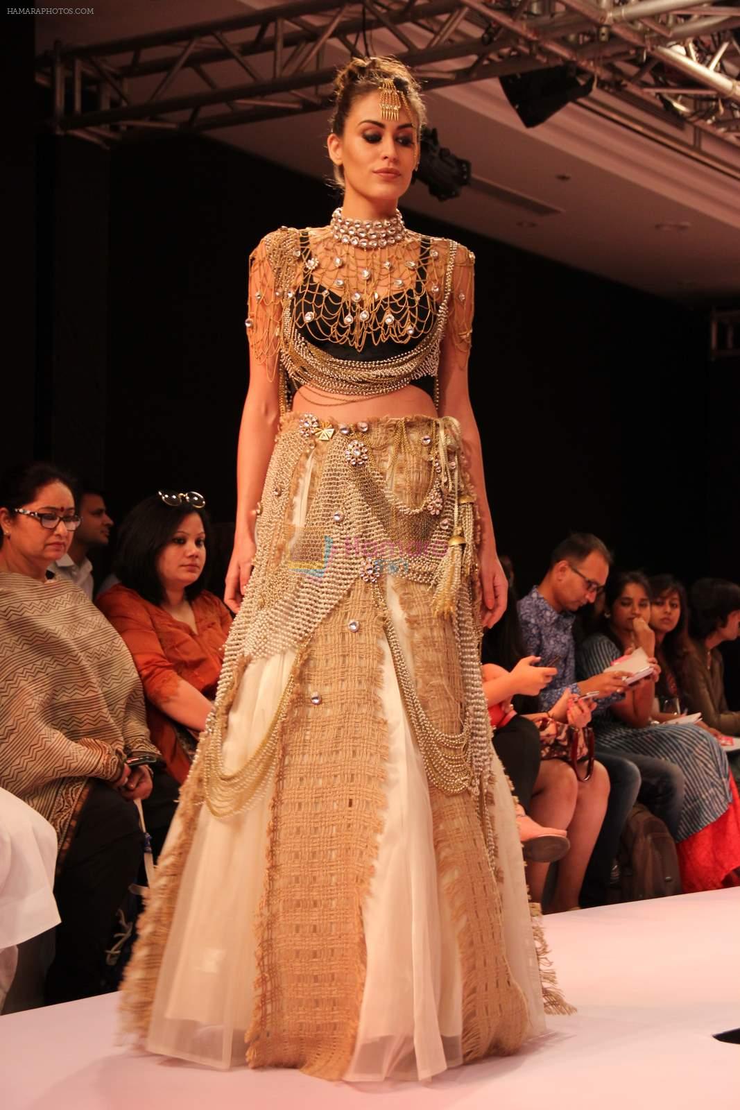 Model walk the ramp for Vasundhara Show at Lakme Fashion Week 2015 Day 2 on 19th March 2015