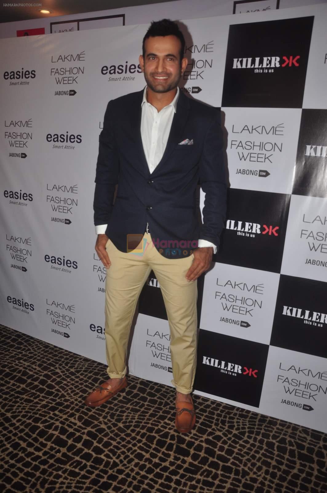 Irfan Khan on Day 2 at Lakme Fashion Week 2015 on 19th March 2015