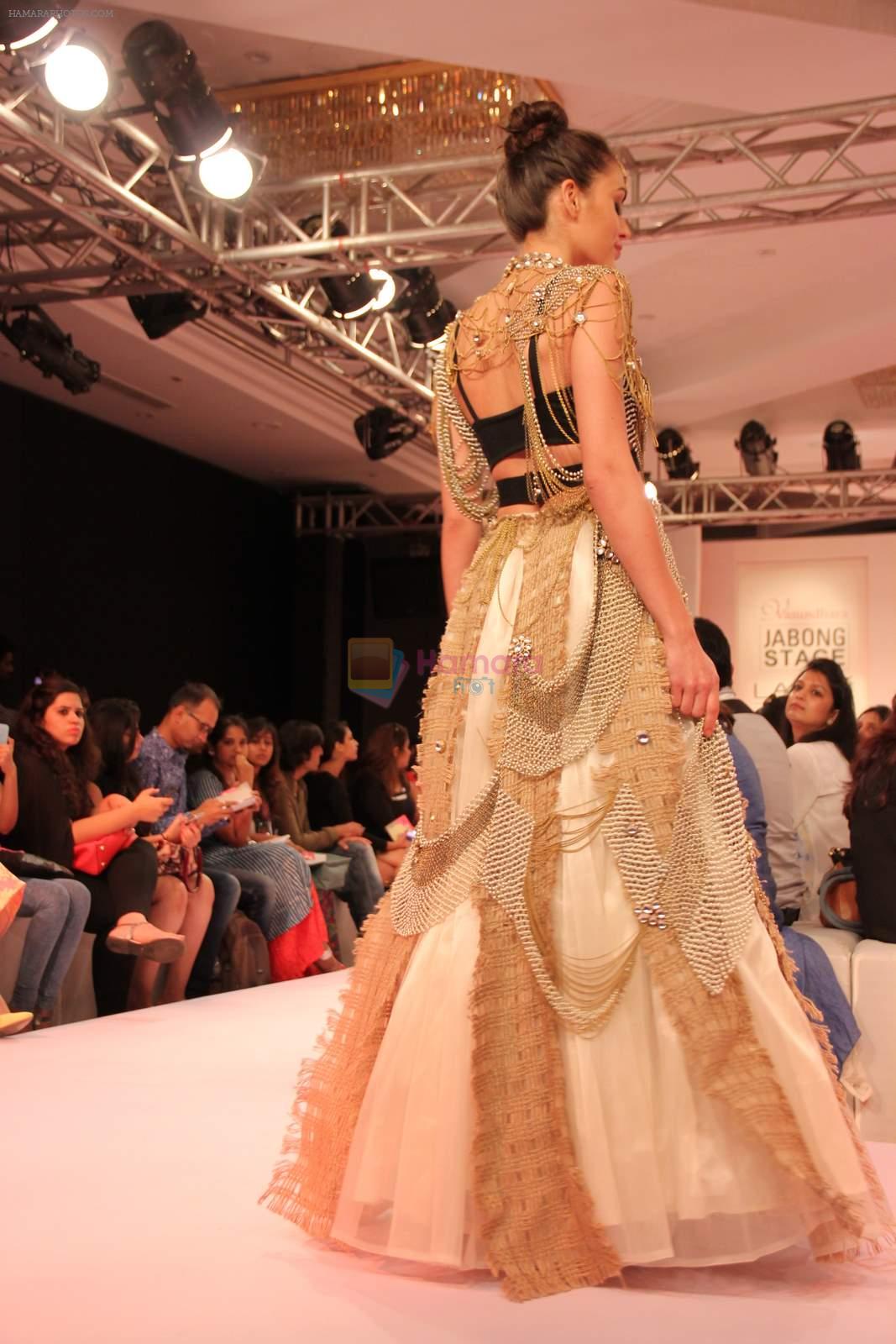 Model walk the ramp for Vasundhara Show at Lakme Fashion Week 2015 Day 2 on 19th March 2015