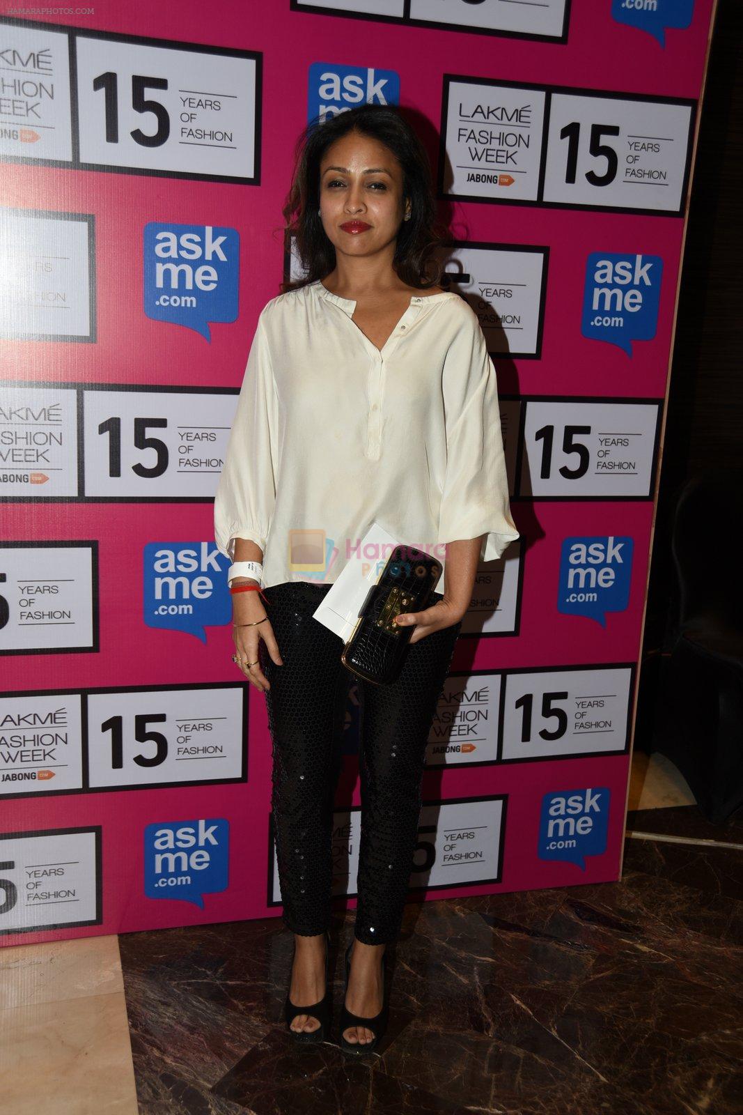 Surily Goel at Gauri Khan's show for Satya Paul at LFW 2015 Day 3 on 20th March 2015