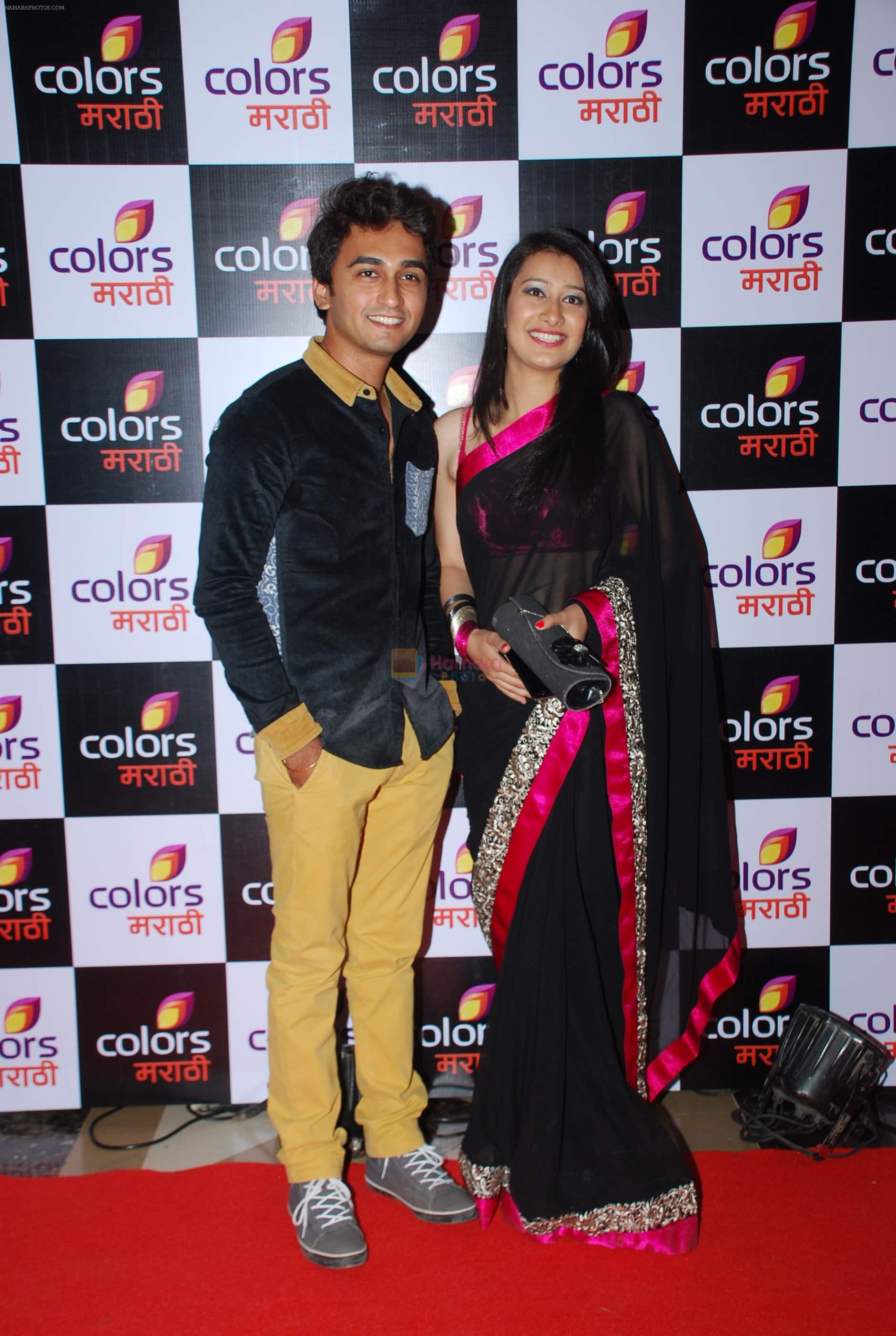 at Colors Marathi launch in J W Marriott, Mumbai on 20th March 2015