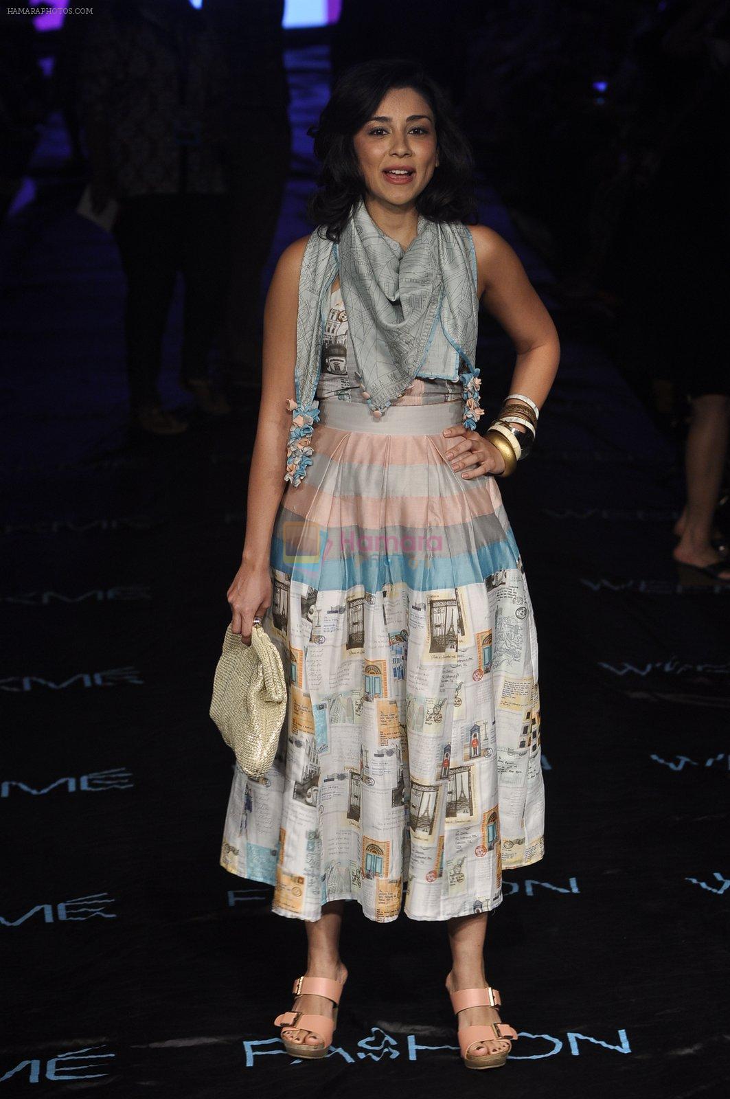 Amrita Puri walk the ramp for DRVV Show at Lakme Fashion Week 2015 Day 3 on 20th March 2015