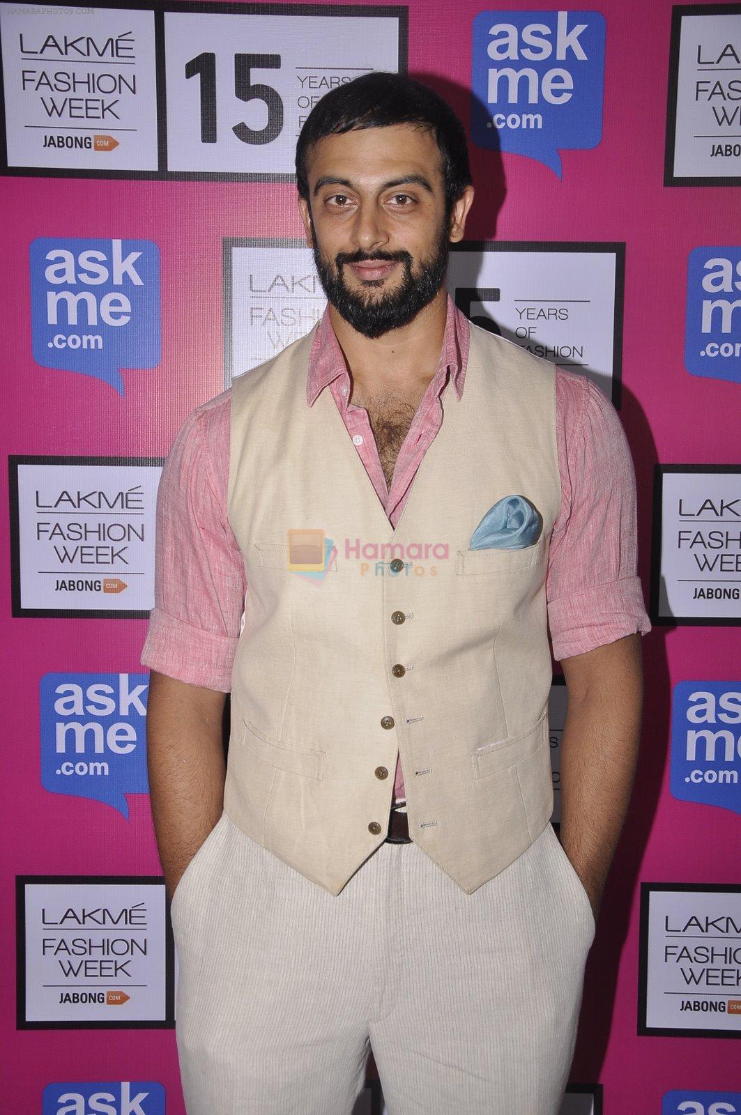 Arunoday Singh on Day 5 at Lakme Fashion Week 2015 on 22nd March 2015