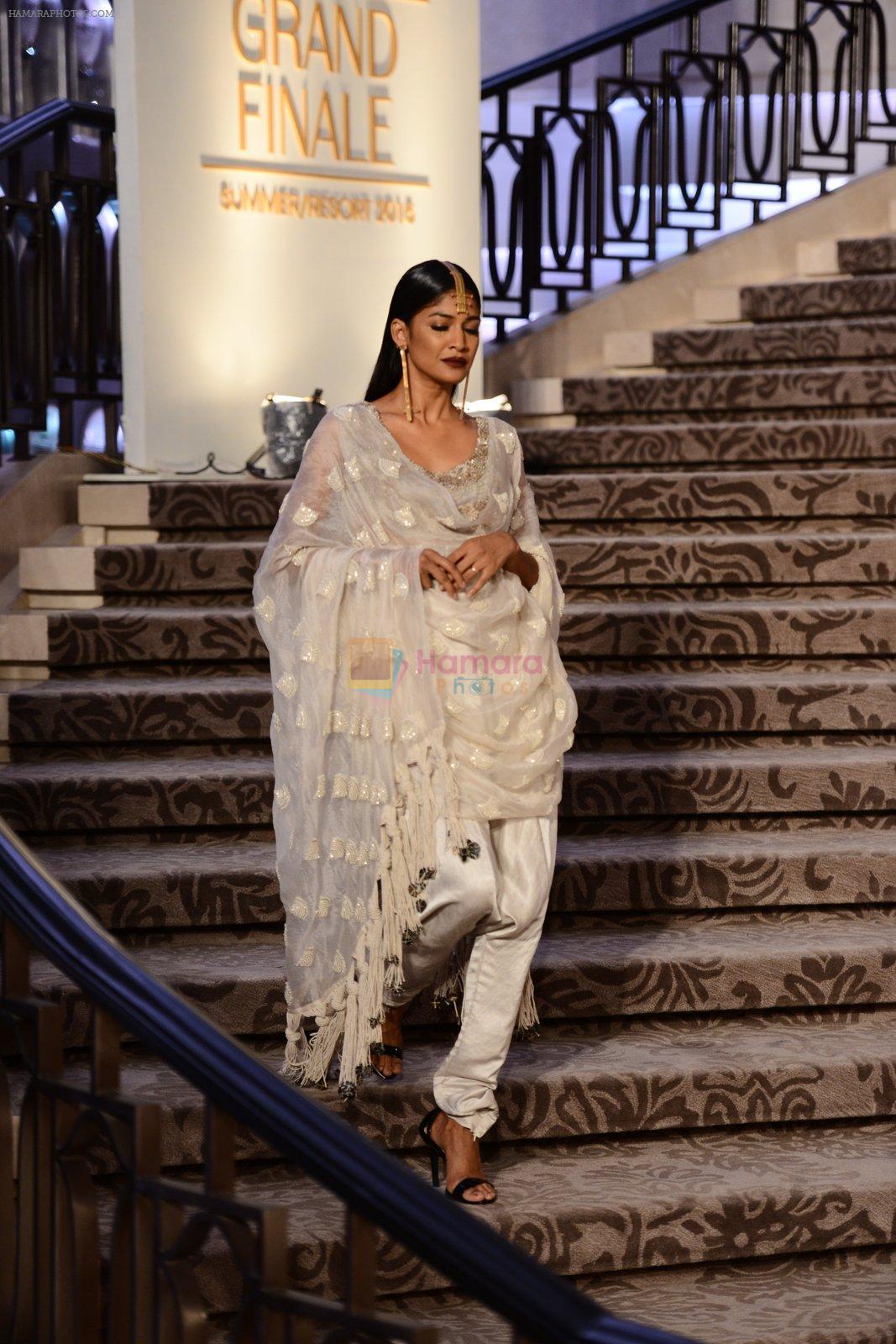 Model walk the ramp for Anamika Khanna Grand Finale Show at Lakme Fashion Week 2015 Day 5 on 22nd March 2015