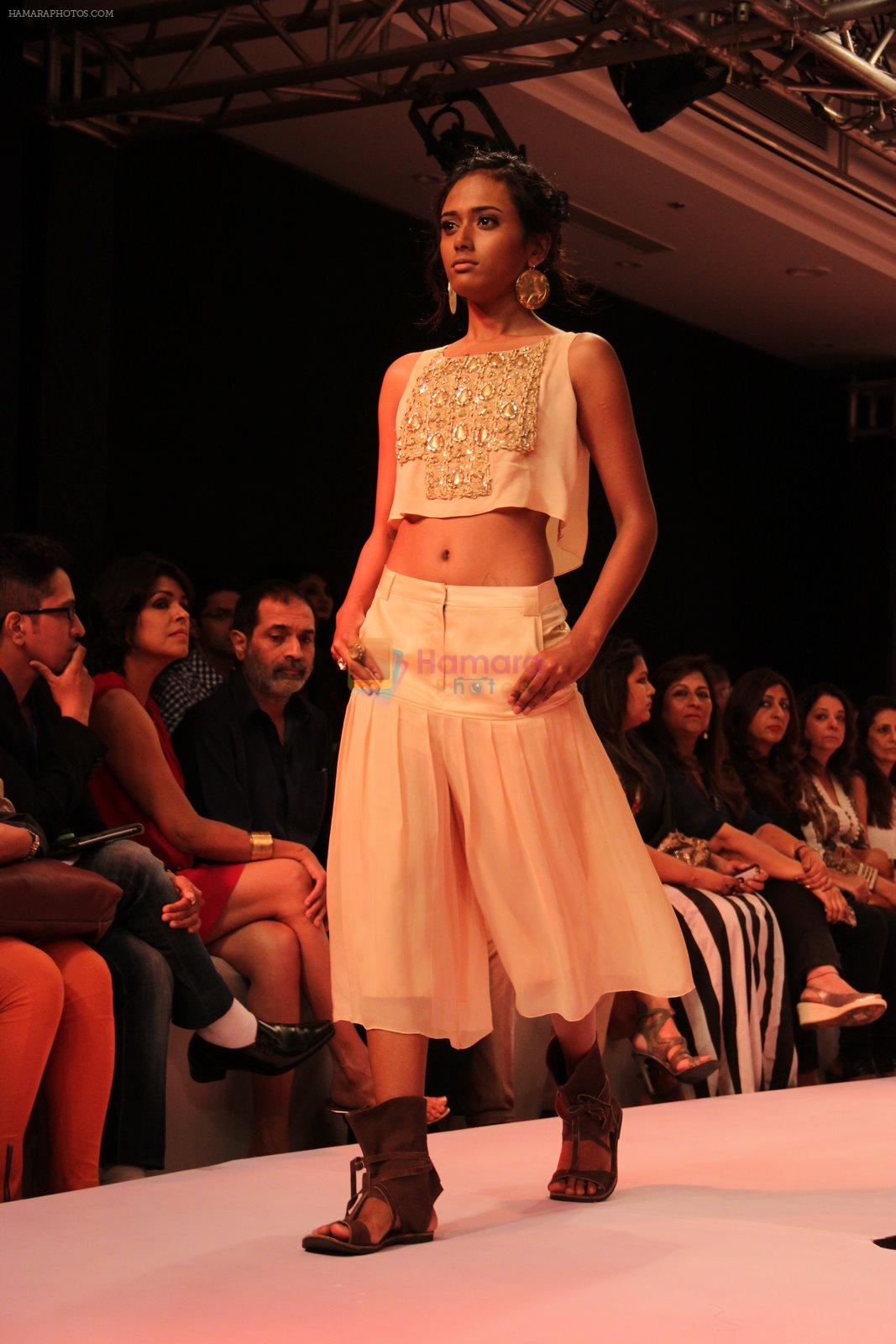 Model walk the ramp for RRISO Show at Lakme Fashion Week 2015 Day 5 on 22nd March 2015