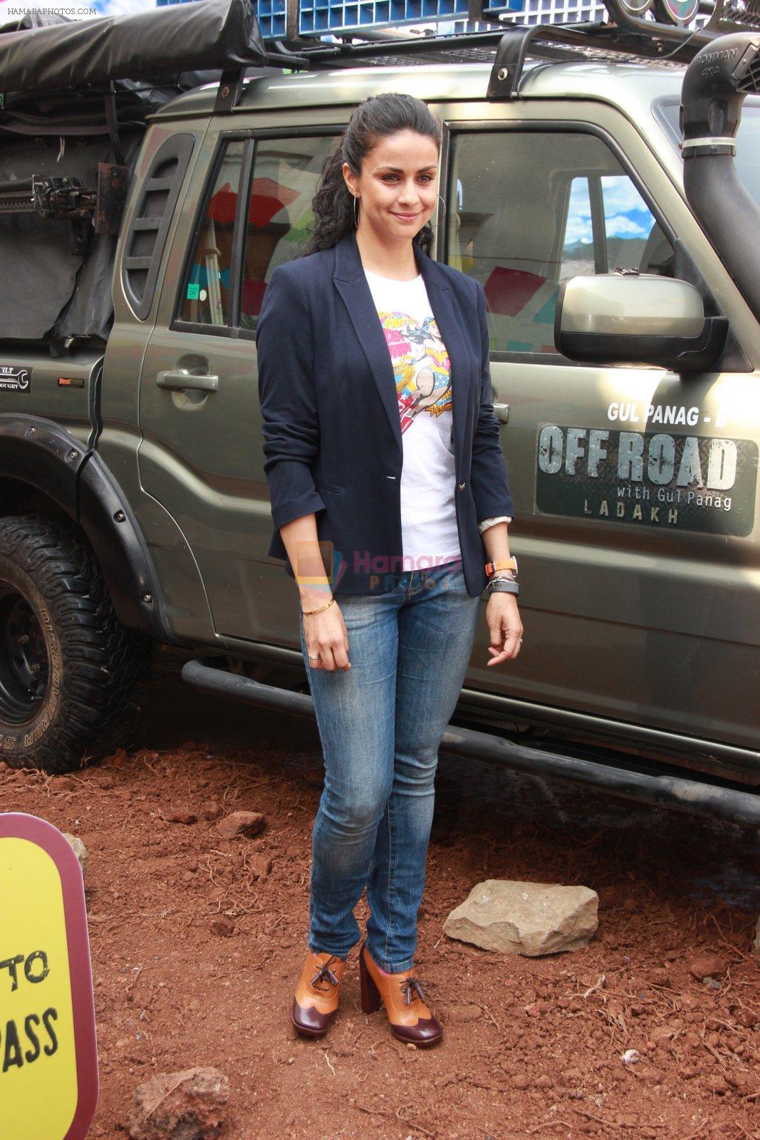 Gul Panag at Mahindra & Discovery Off Road With Gul Panag series launch in Mumbai on 25th March 2015