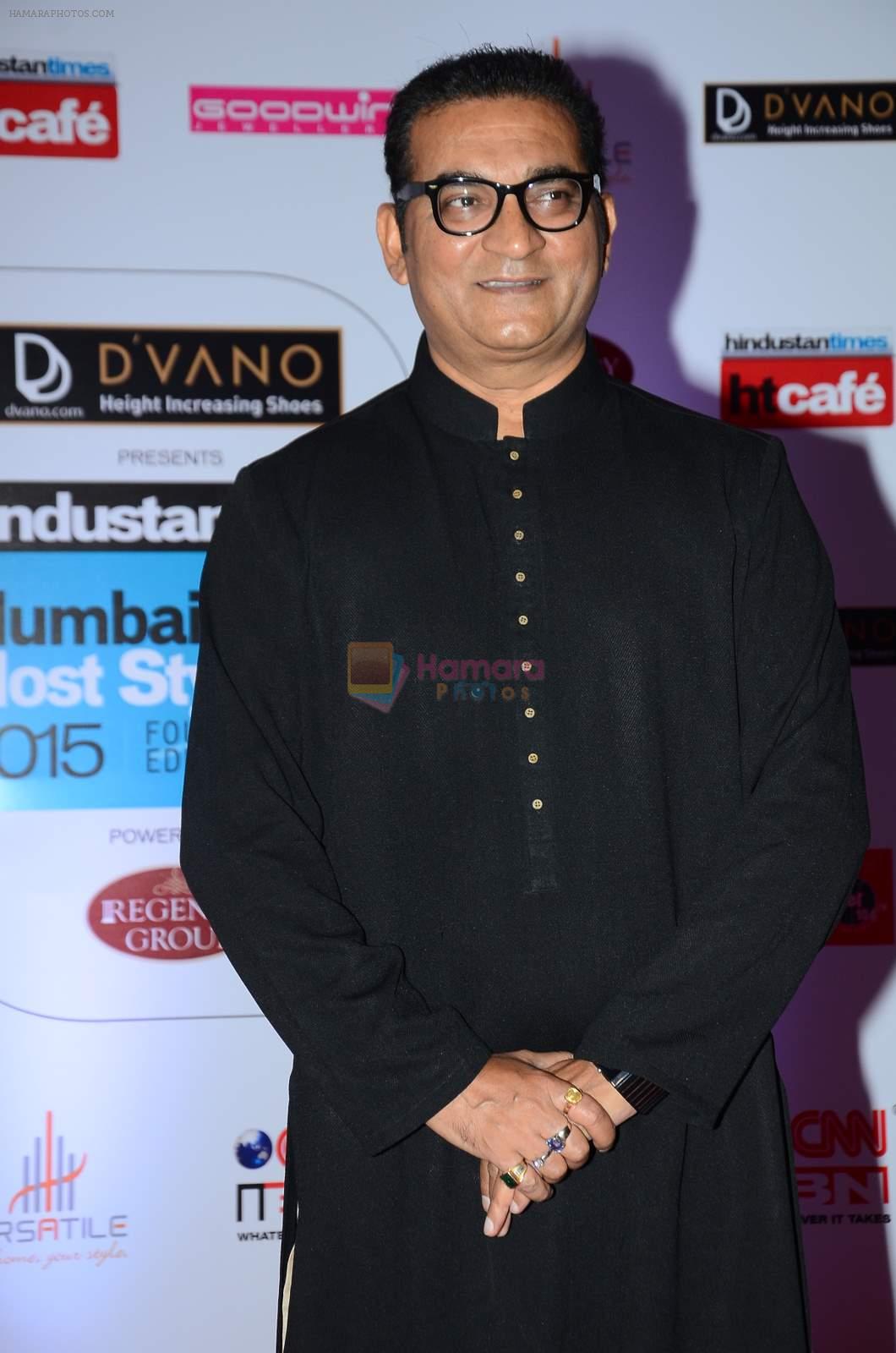 Abhijeet Bhattacharya at HT Mumbai's Most Stylish Awards 2015 in Mumbai on 26th March 2015