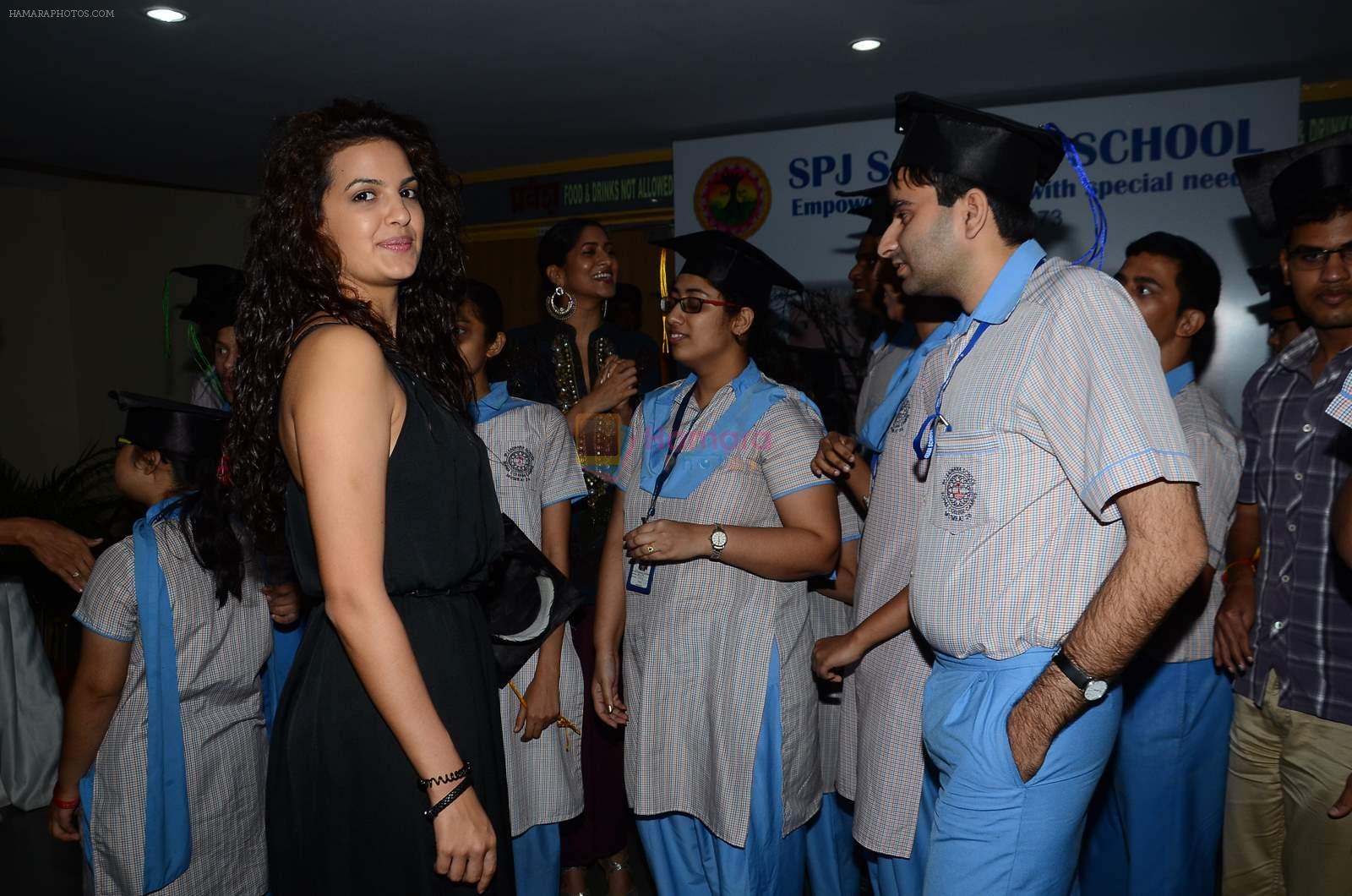 Natasha Stankovic at SPJ Sadhana School for a noble cause on 26th March 2015