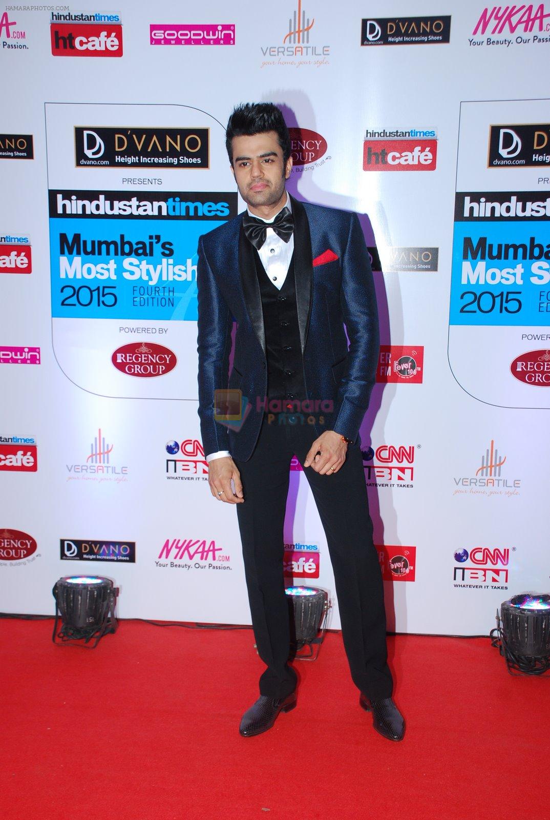 Manish Paul at HT Mumbai's Most Stylish Awards 2015 in Mumbai on 26th March 2015